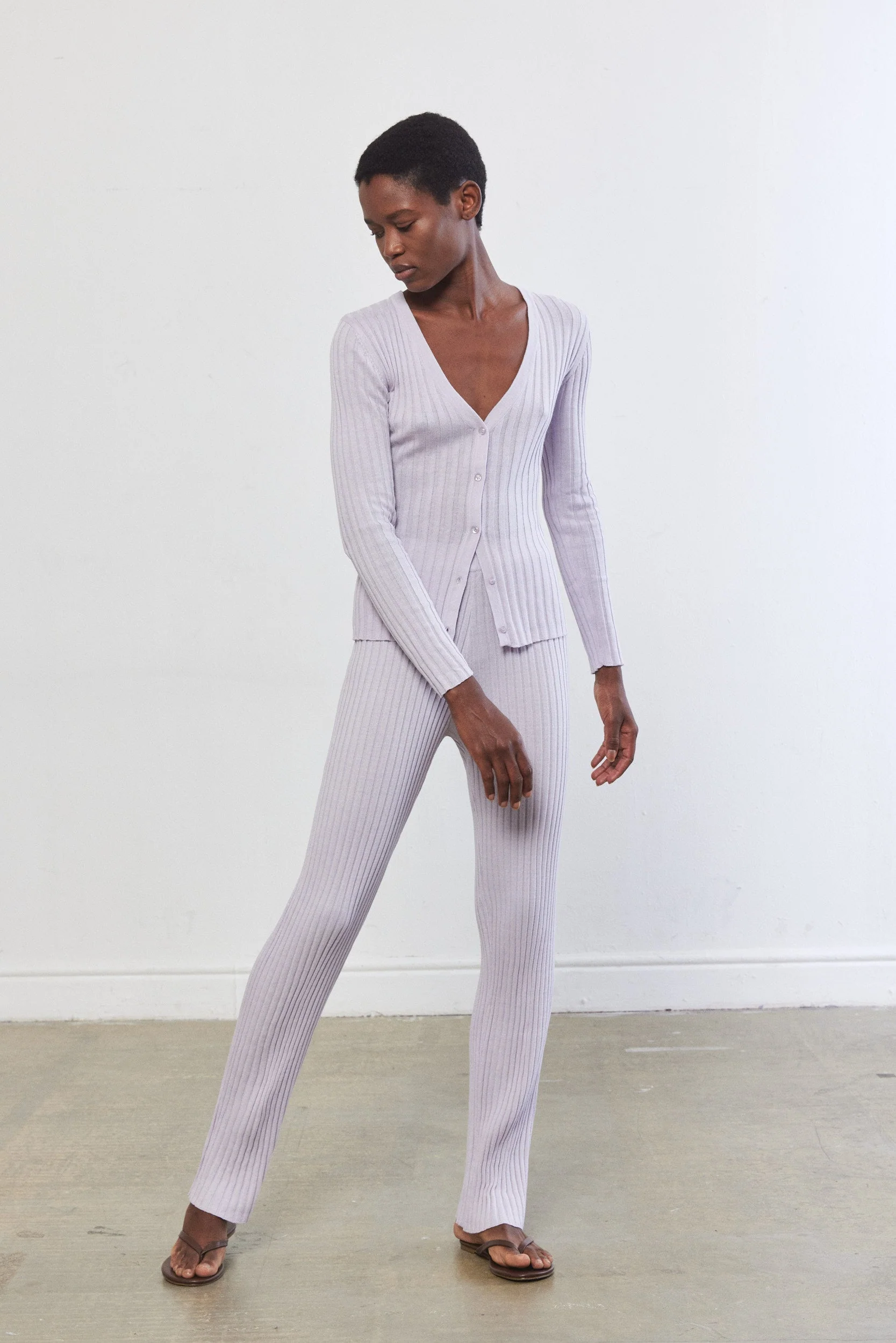 Knitted Straight Pants - Image 6