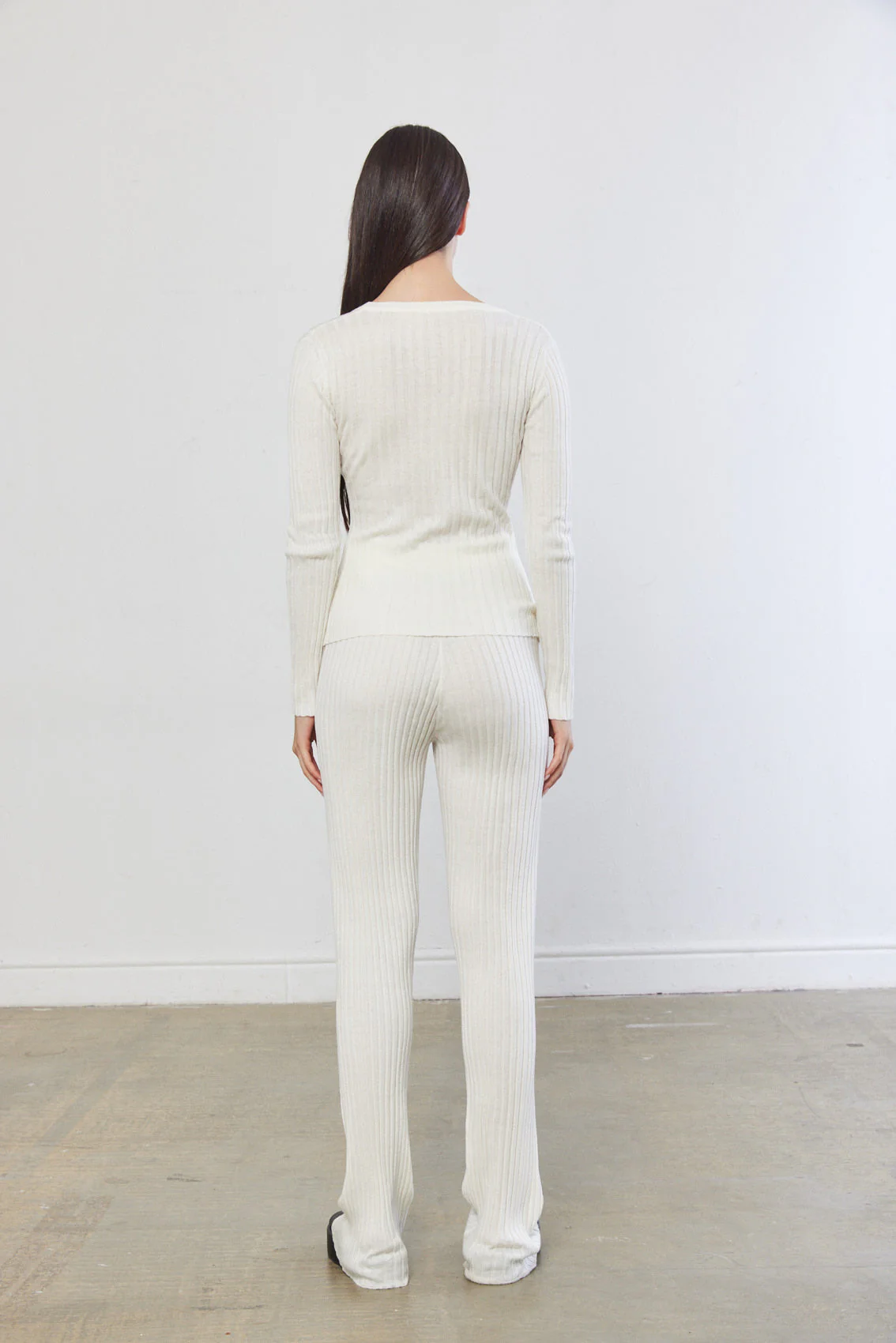 Knitted Straight Pants - Image 7