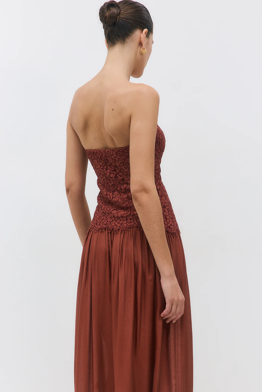 Lace Drop Waist Maxi Dress - Image 5