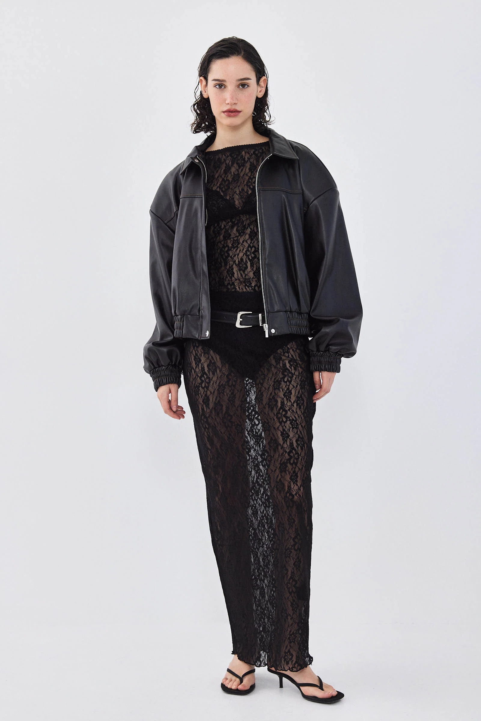 Lace Long Sleeved Top - Image 2