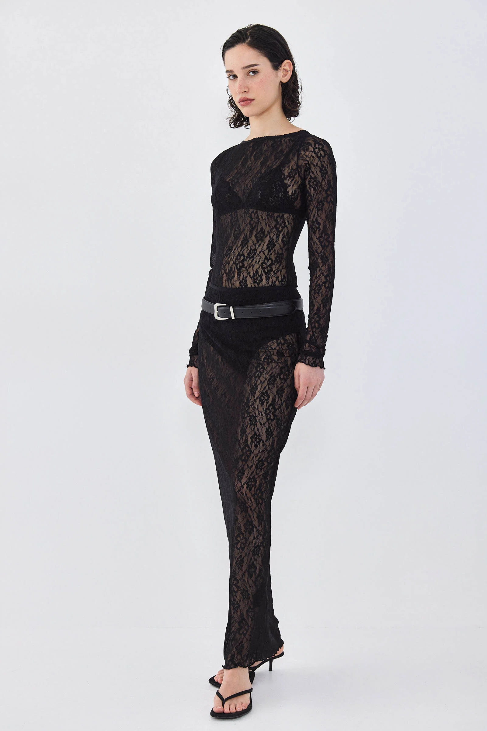 Lace Long Sleeved Top - Image 4