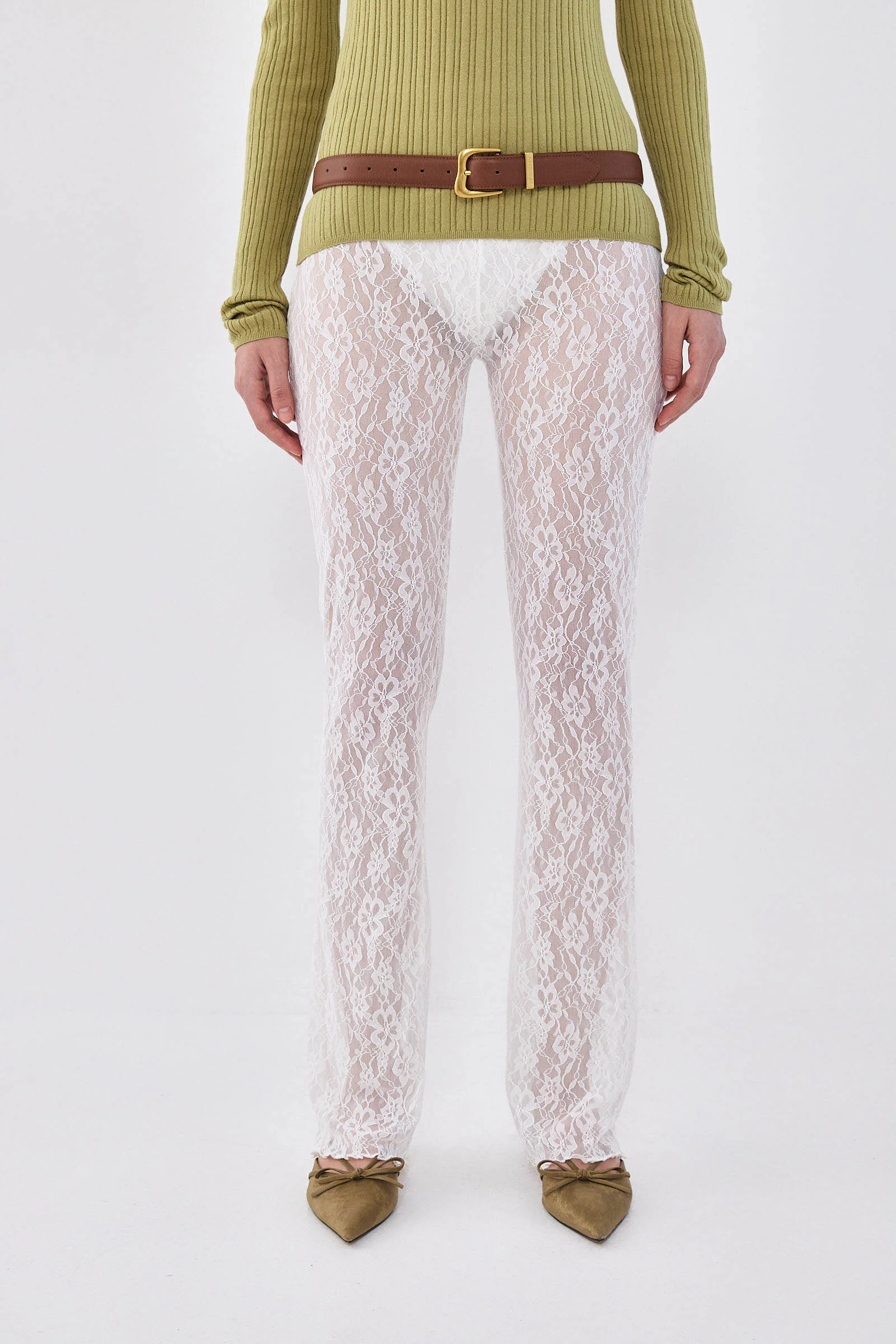 Bootcut Lace Pants - Image 2