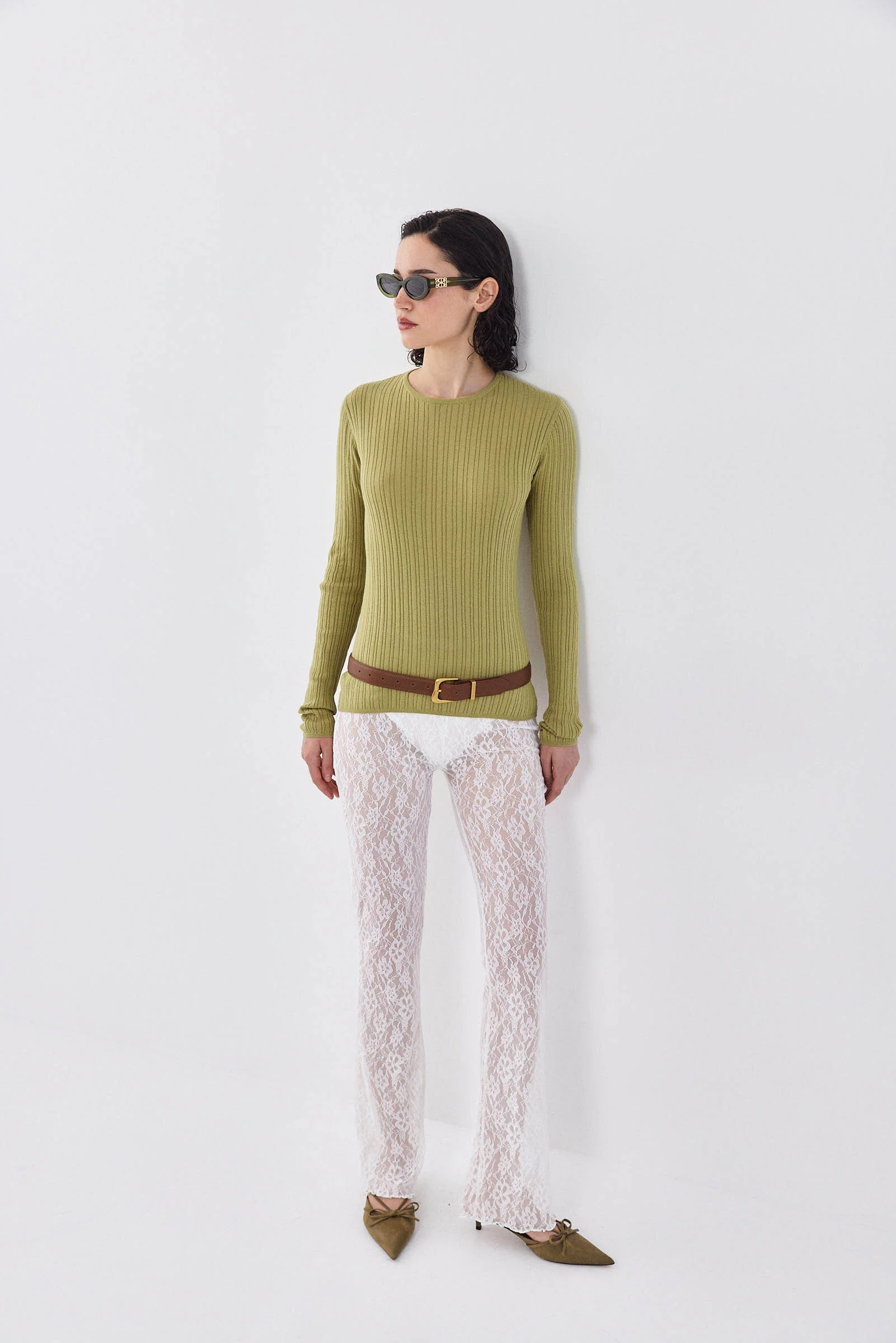 Bootcut Lace Pants - Image 3
