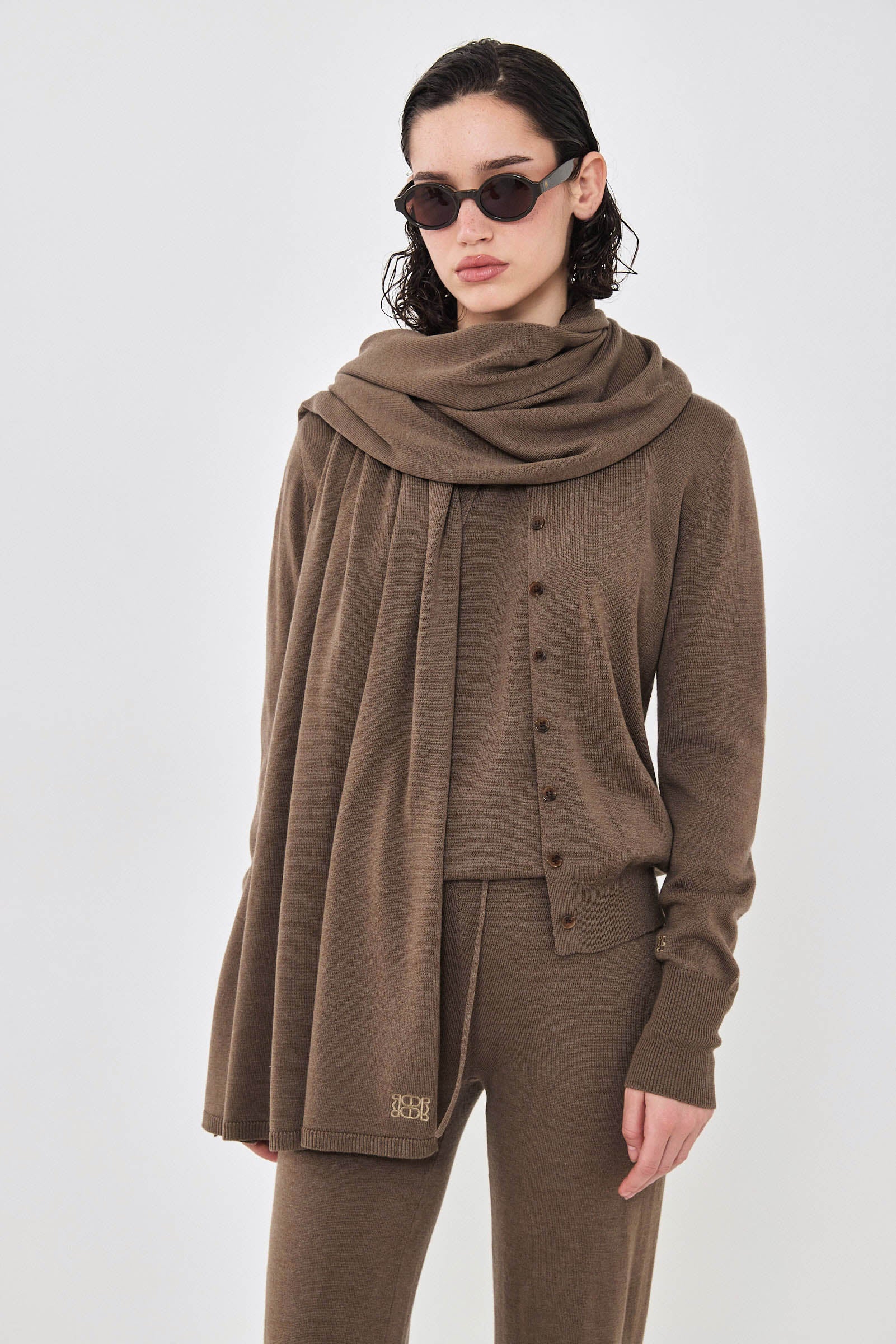 Light Knitted Scarf - Image 6
