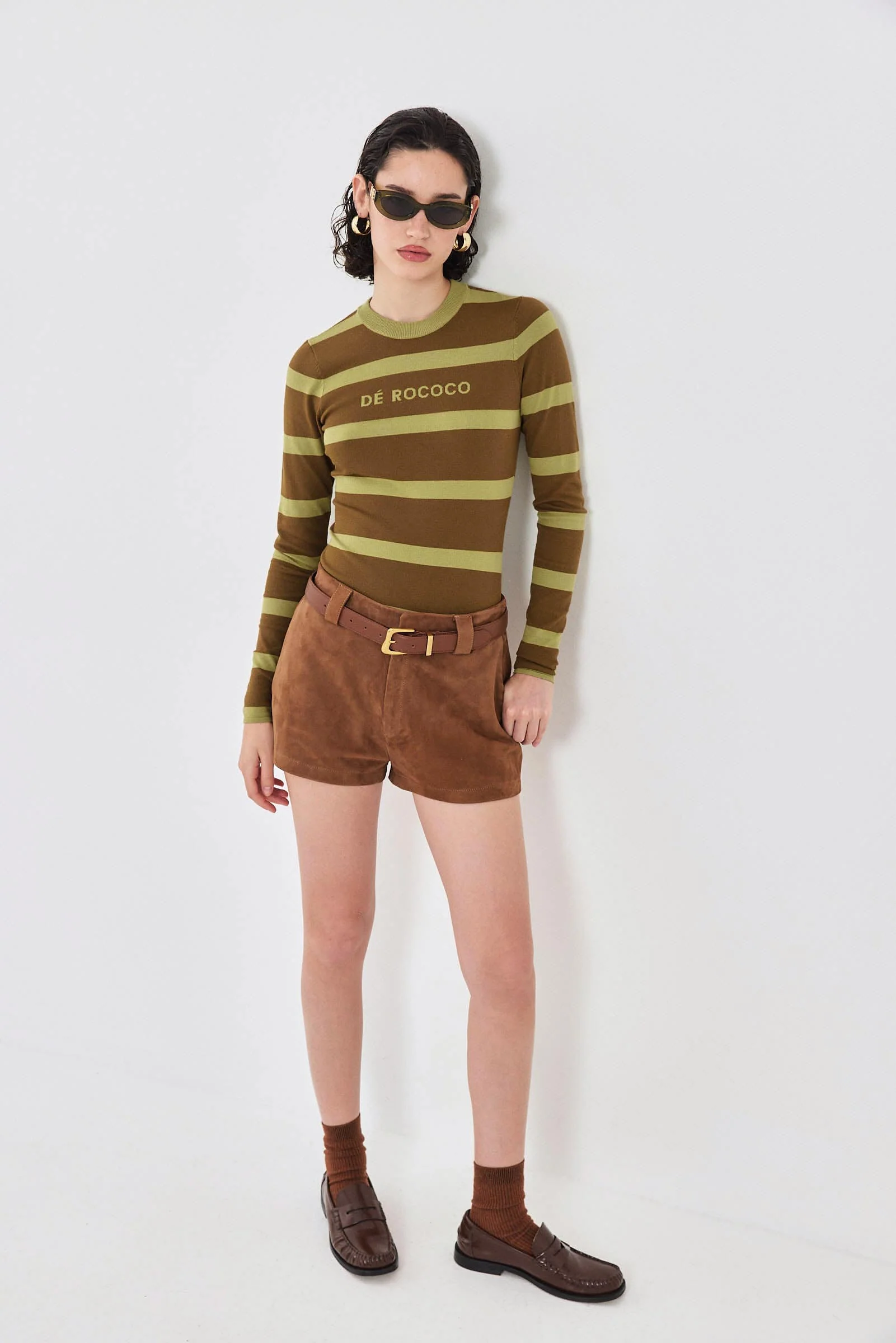 Lightweight Knitted Striped Top - Image 3