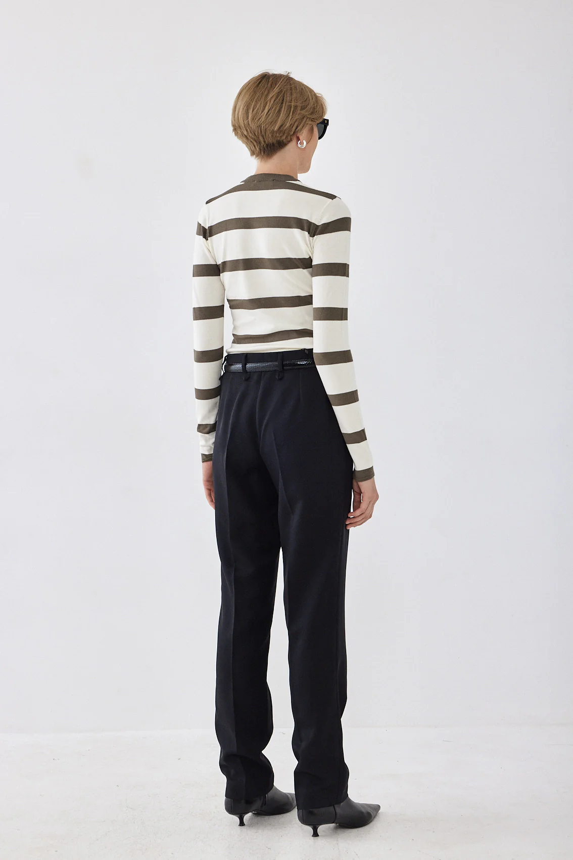 Lightweight Knitted Striped Top - Image 5
