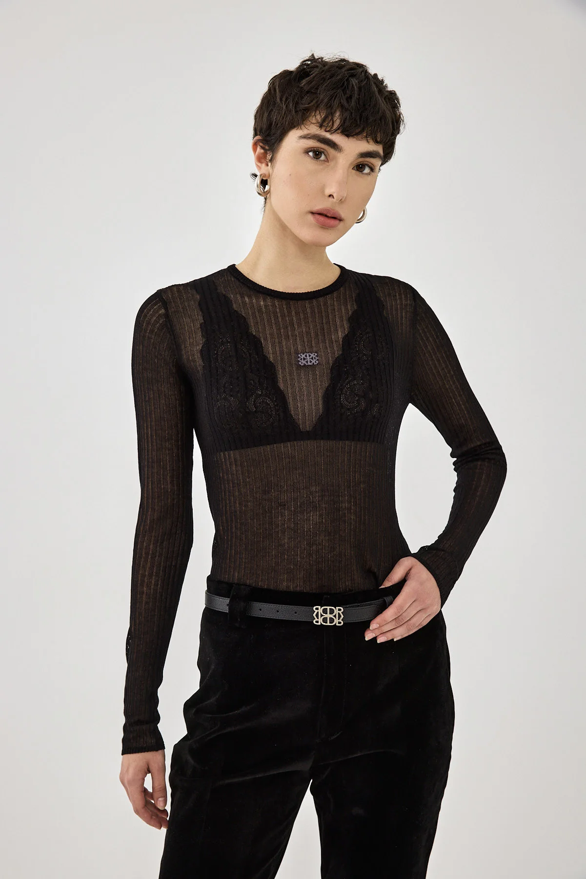 Lightweight Sheer Knitted Top - Image 6