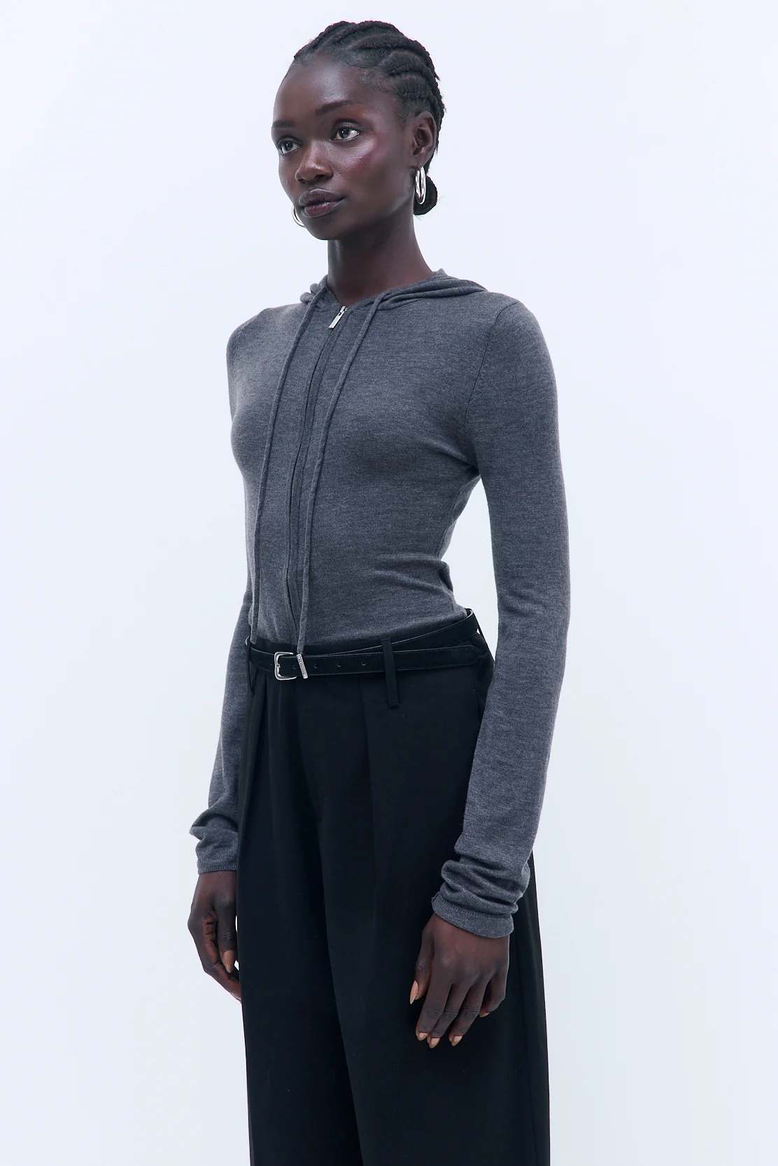 Lightweight Zipper Cardigan - Image 4