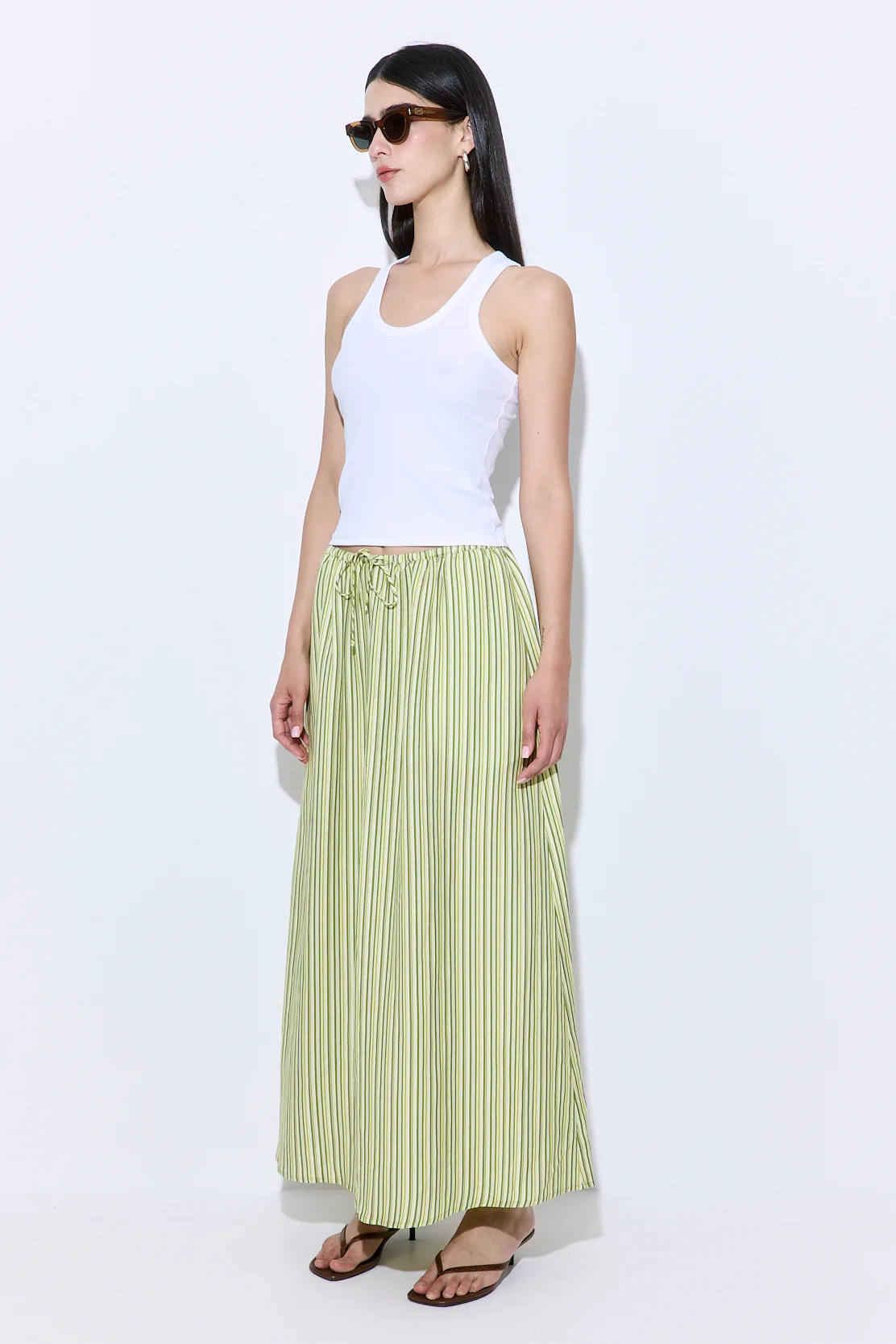 Linen Maxi Skirt - Image 4