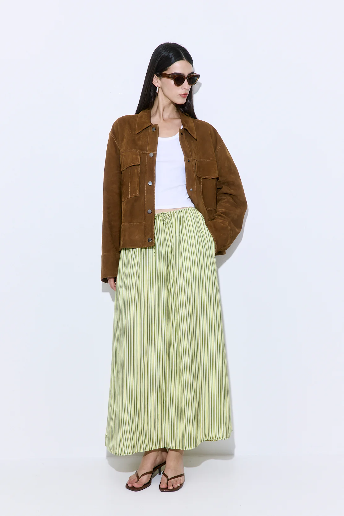 Linen Maxi Skirt - Image 7
