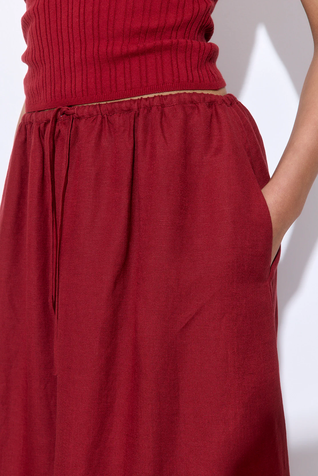 Linen Maxi Skirt - Image 6