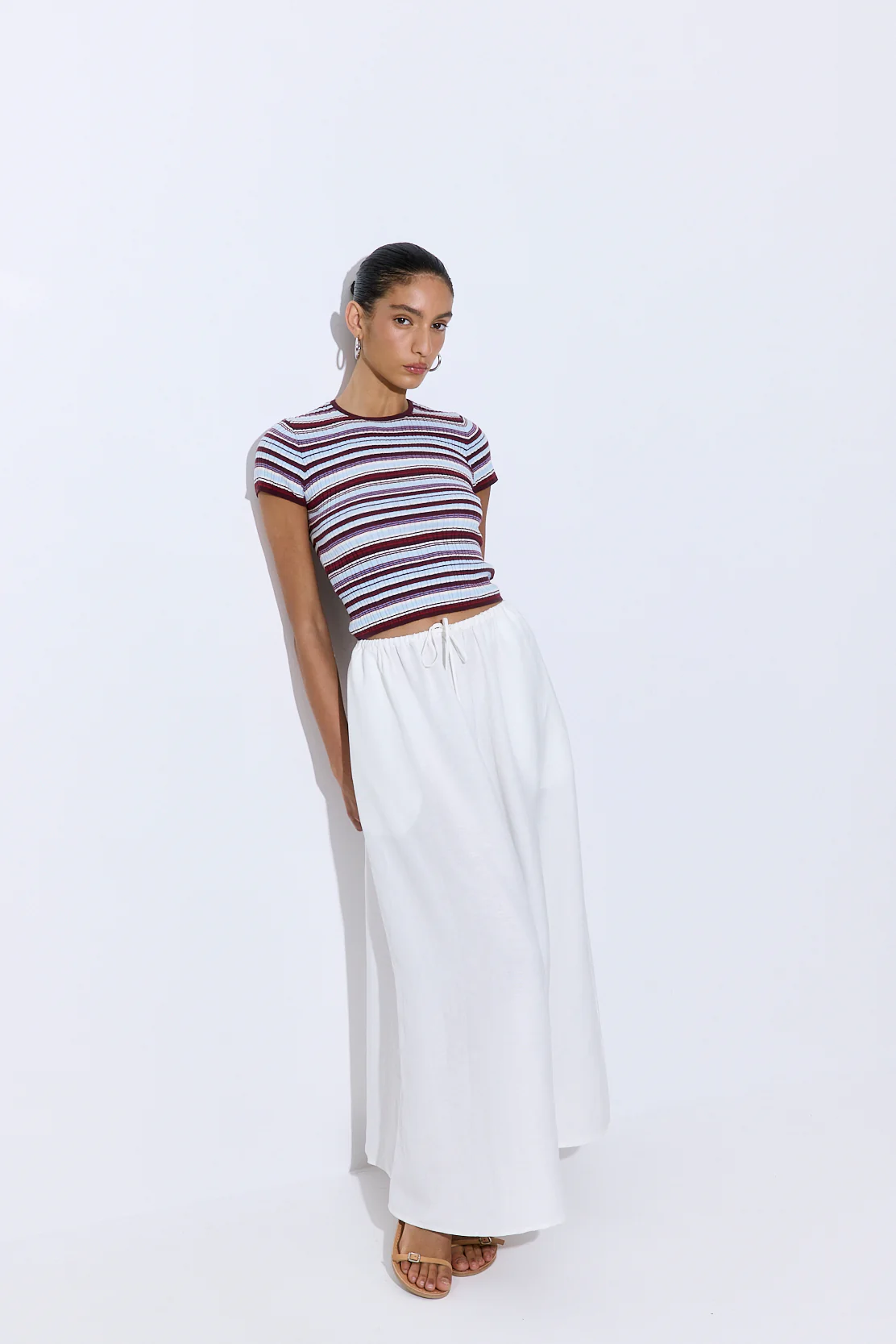 Linen Maxi Skirt - Image 3