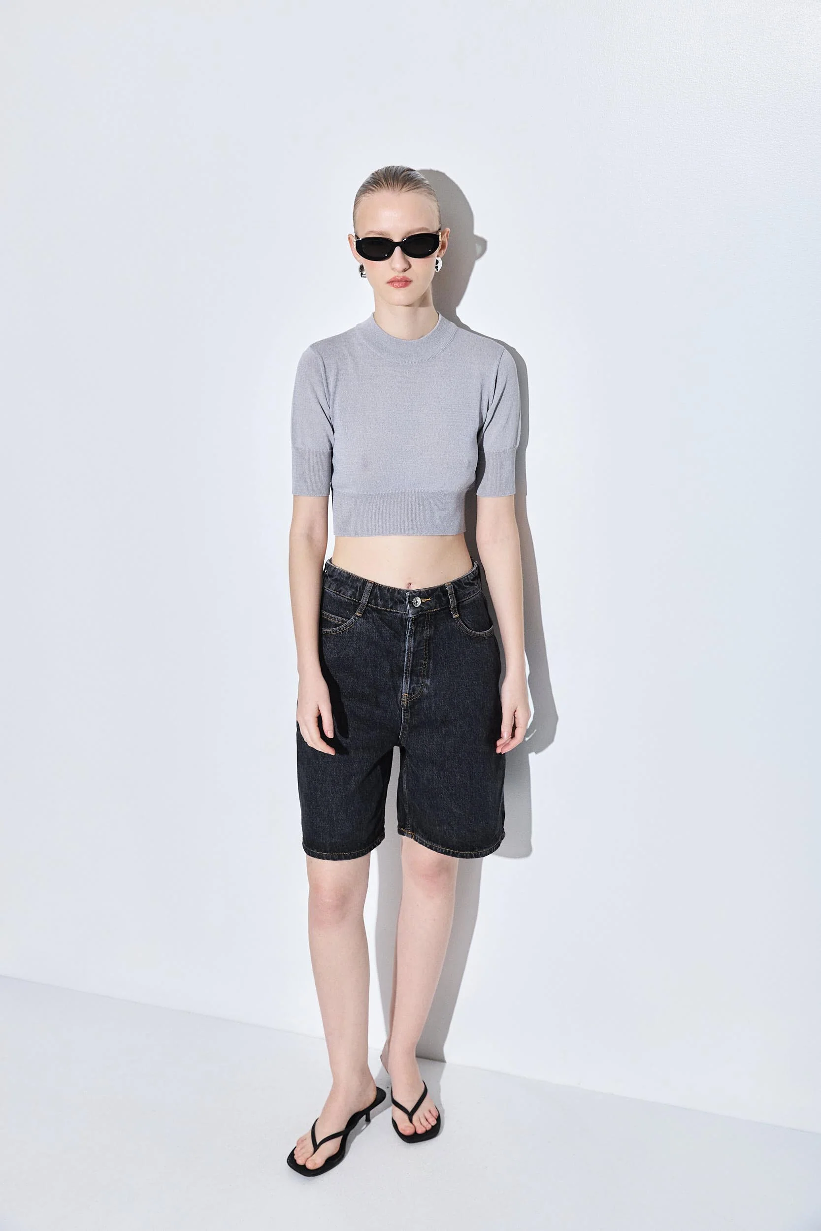 Long Denim Bermuda - Image 3