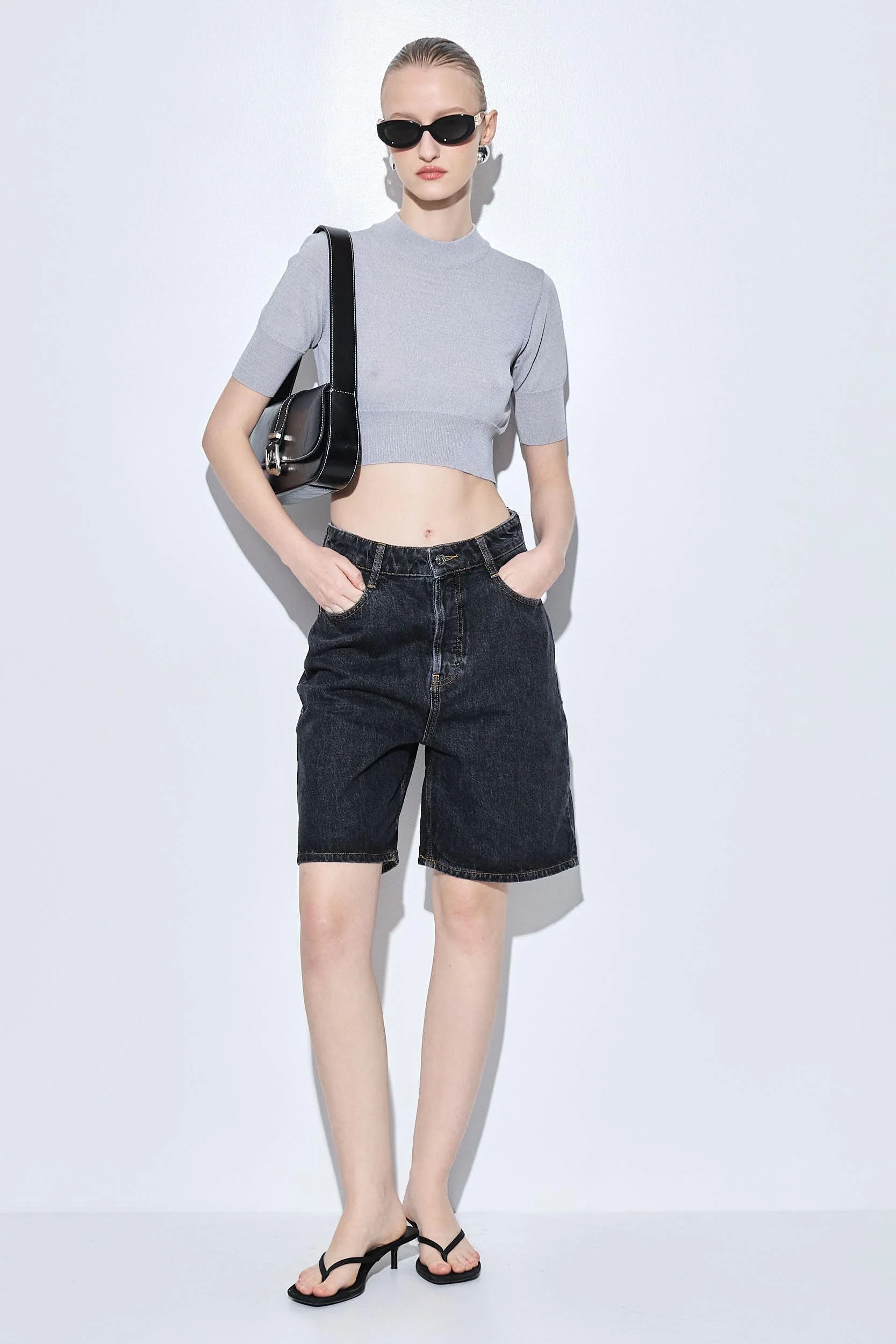 Long Denim Bermuda - Image 7