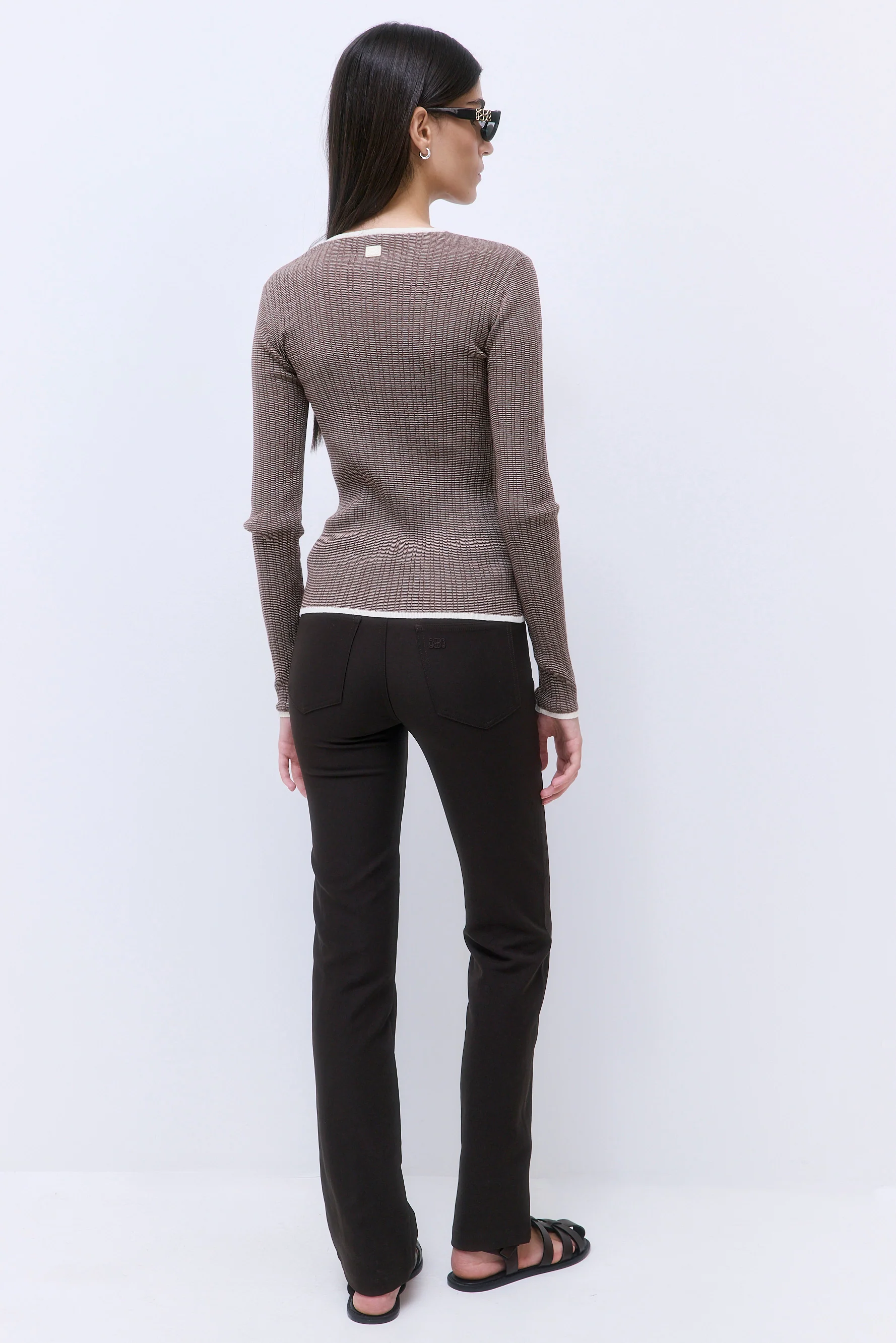 Long Sleeved Ribbed Knit - Image 5