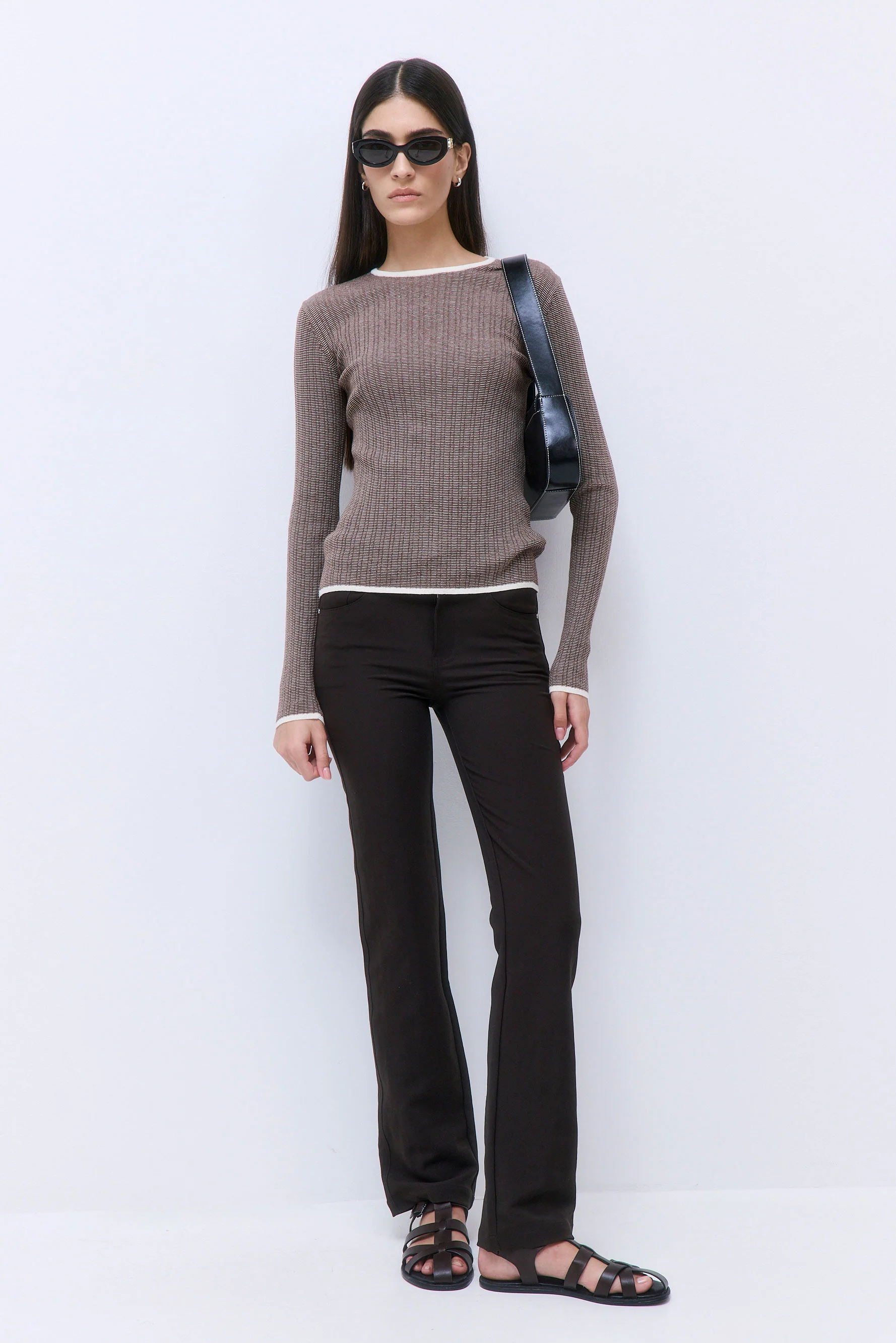 Long Sleeved Ribbed Knit - Image 7