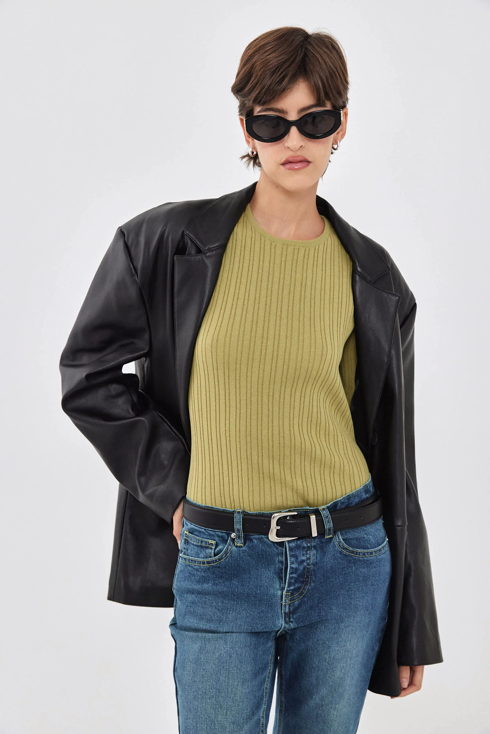 Long Sleeve Ribbed Knit - Image 9