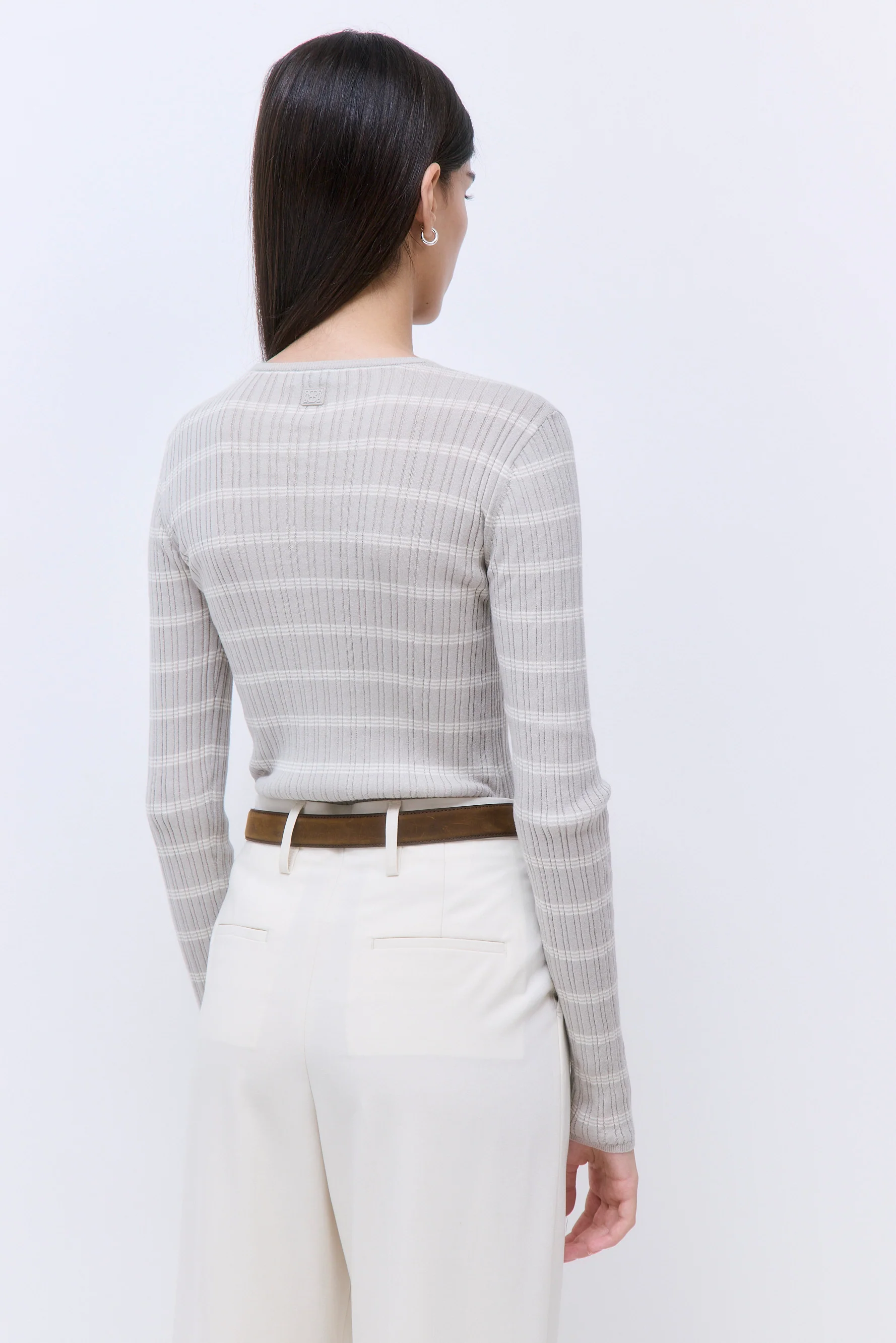 Long Sleeved Ribbed Knit - Image 5