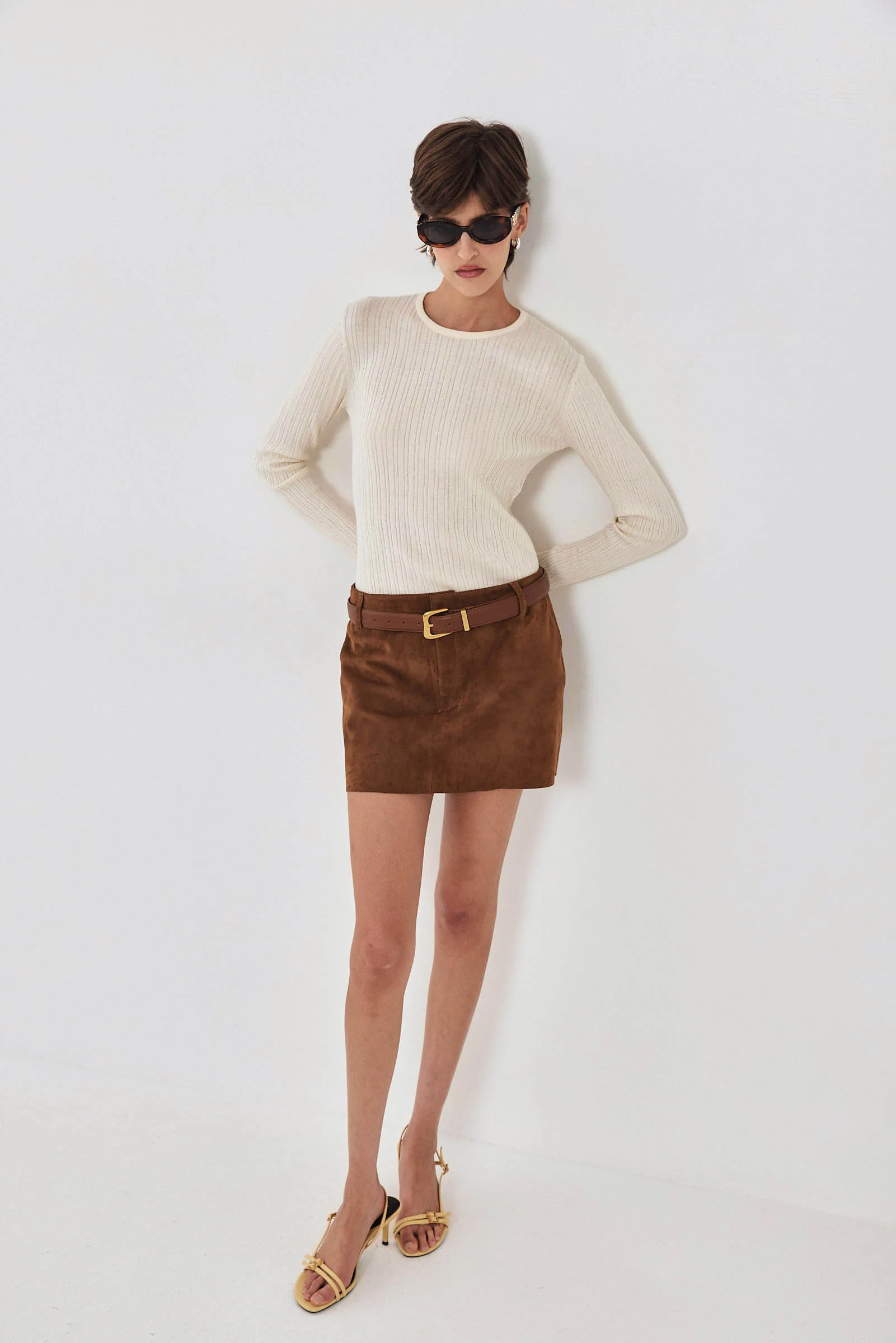 Long Sleeve Ribbed Knit - Image 3