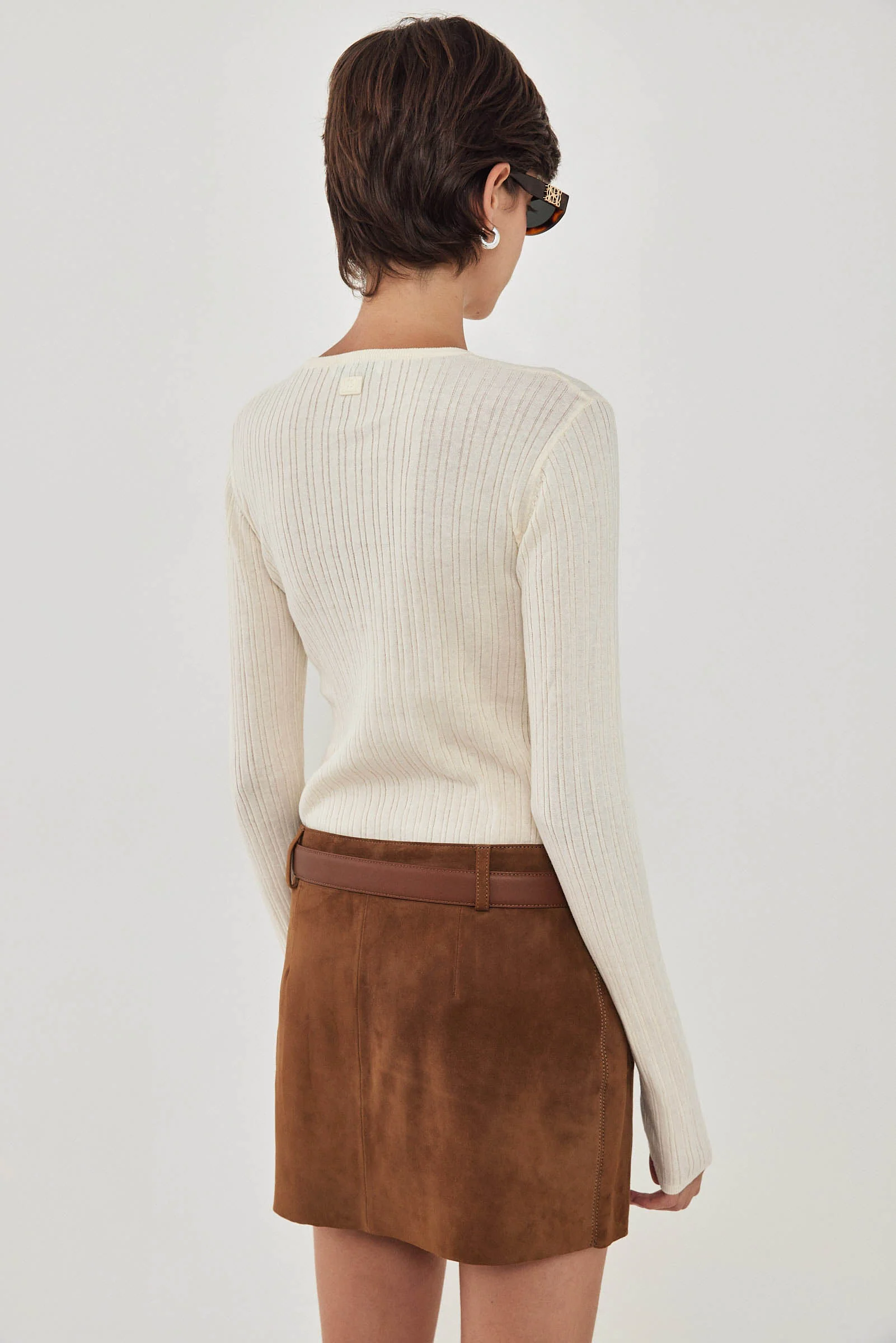 Long Sleeve Ribbed Knit - Image 5