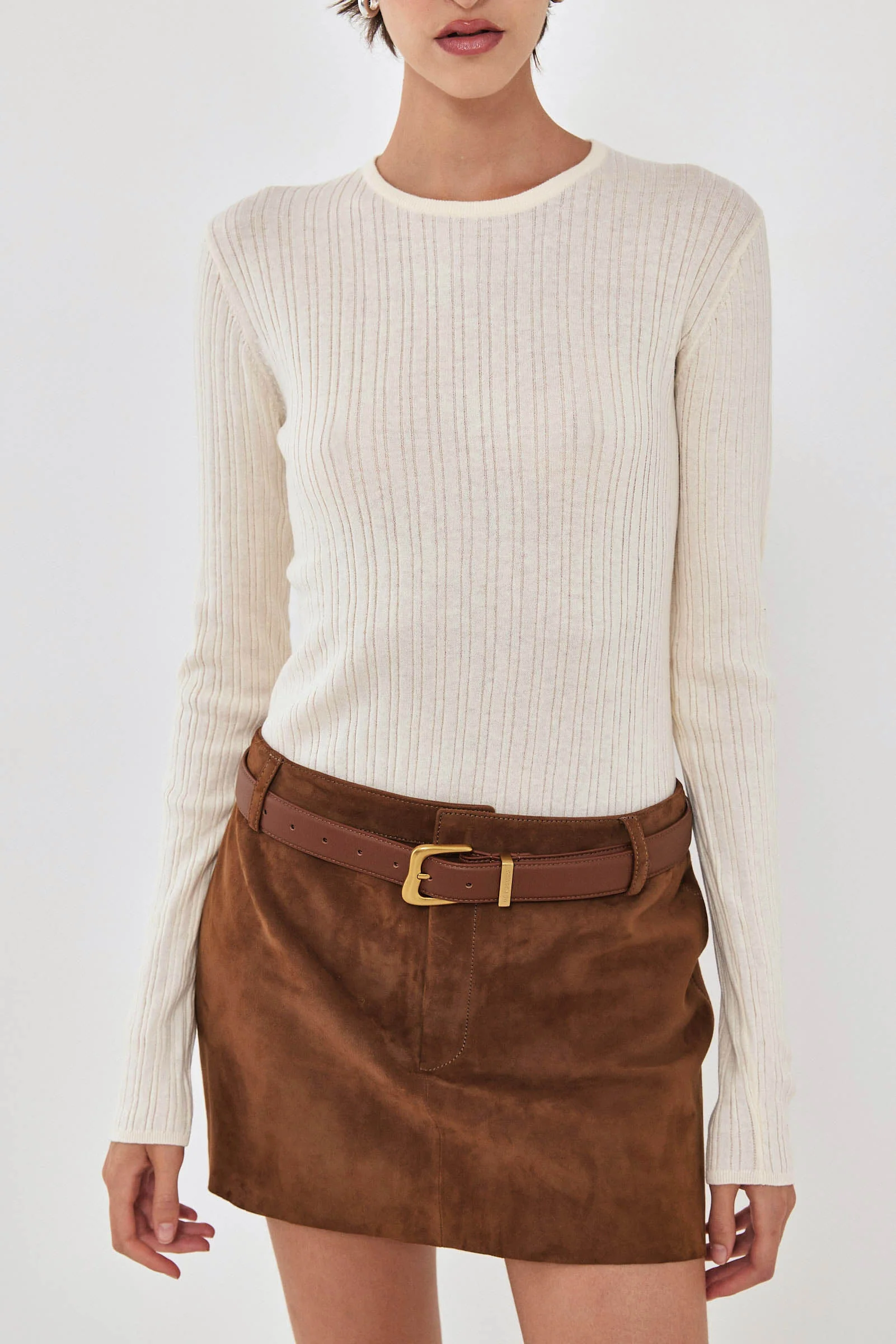 Long Sleeve Ribbed Knit - Image 6