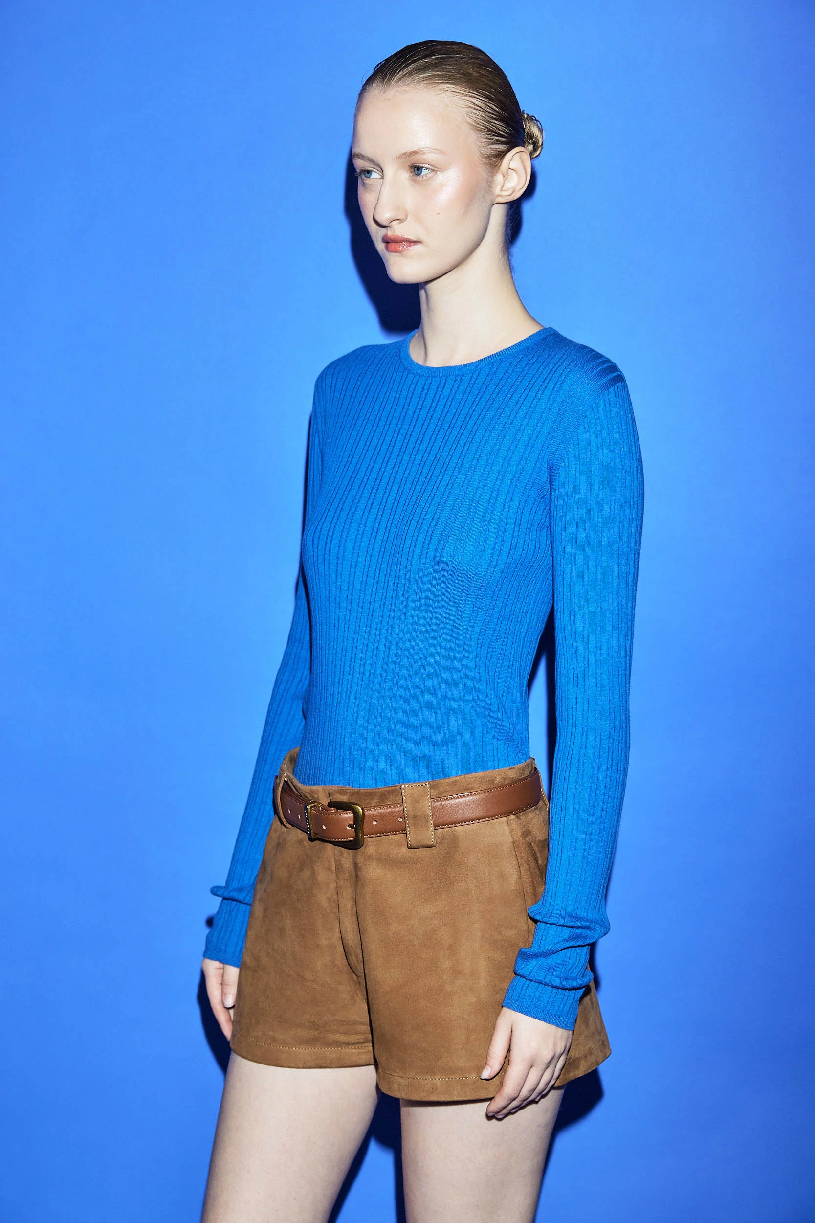 Long Sleeve Ribbed Knit - Image 3