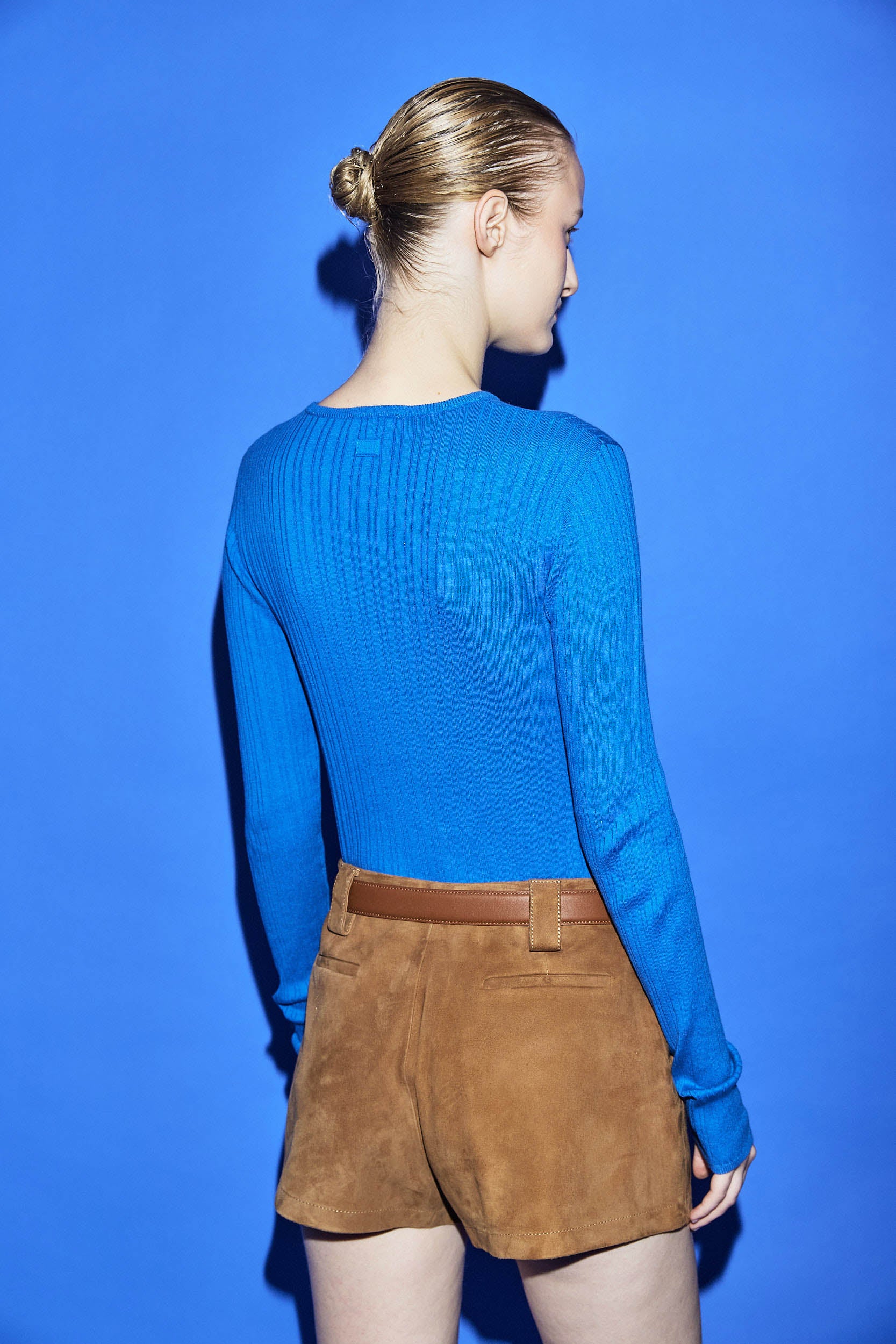 Long Sleeve Ribbed Knit - Image 4