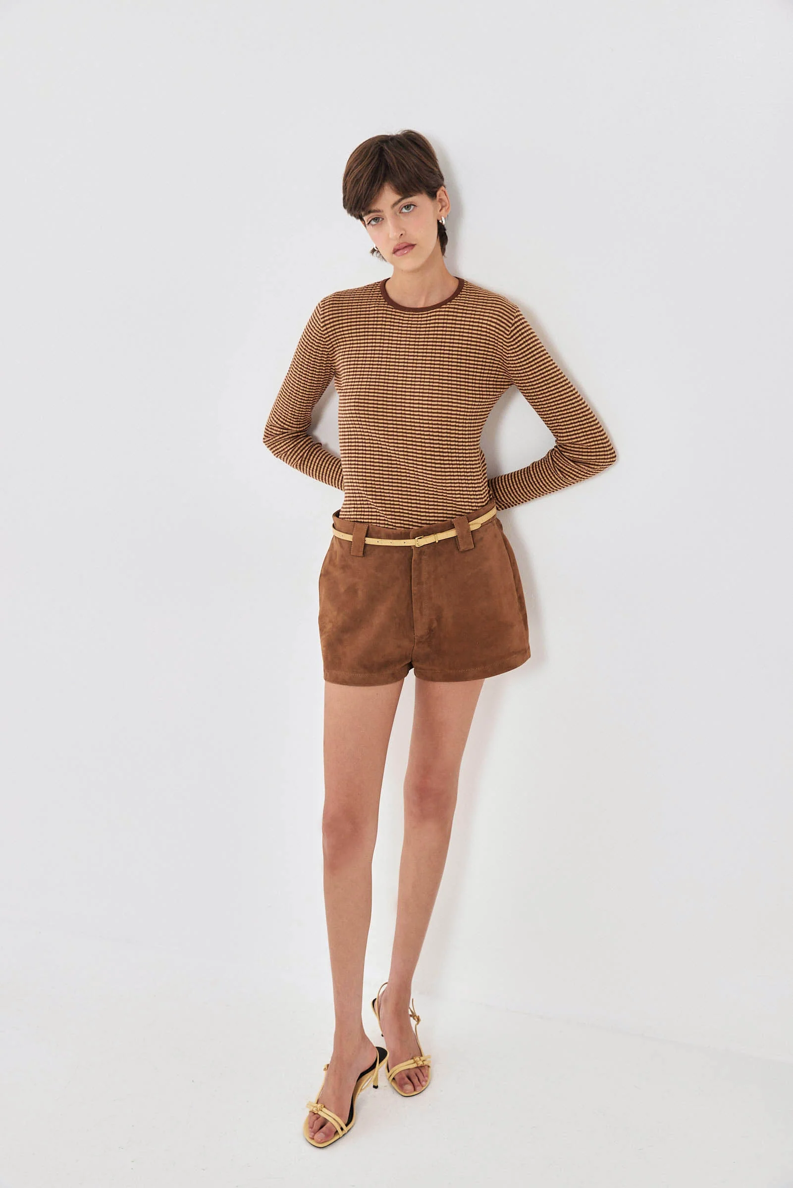 Long Sleeve Ribbed Striped Knit - Image 3