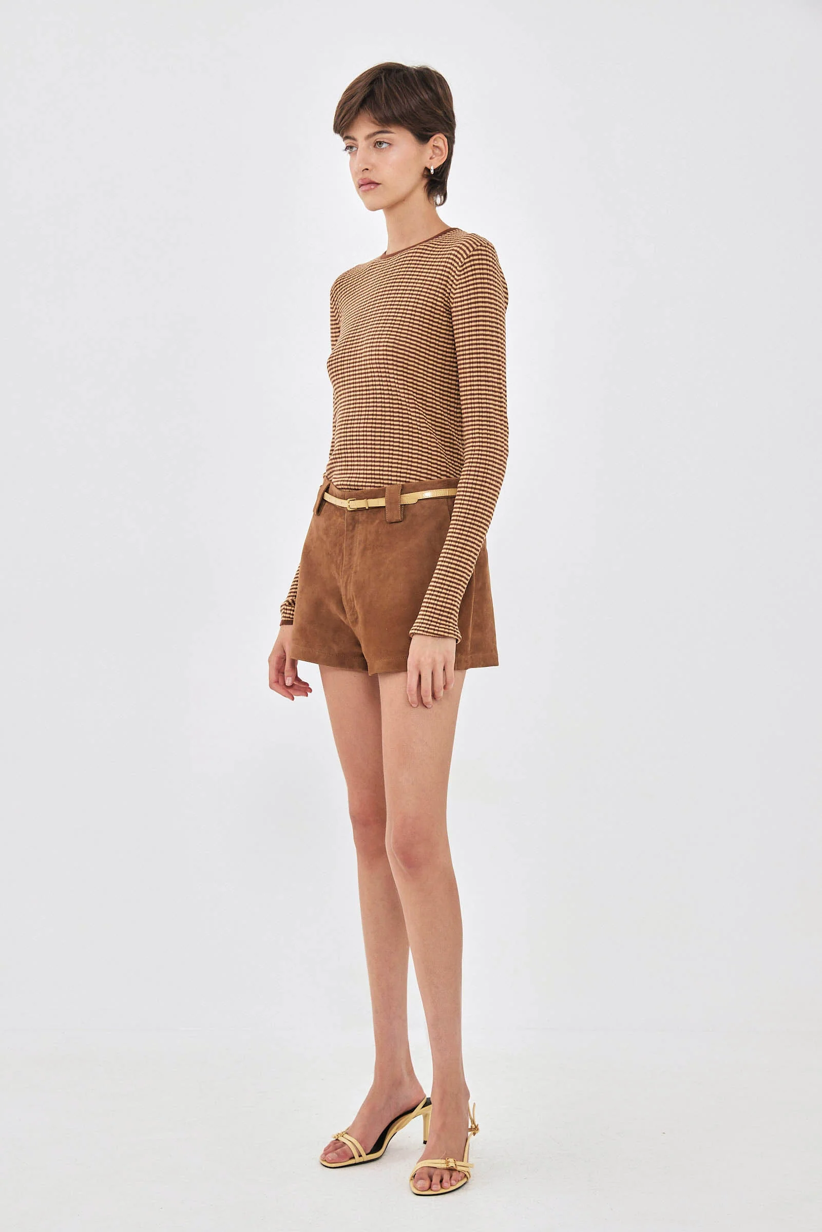 Long Sleeve Ribbed Striped Knit - Image 4
