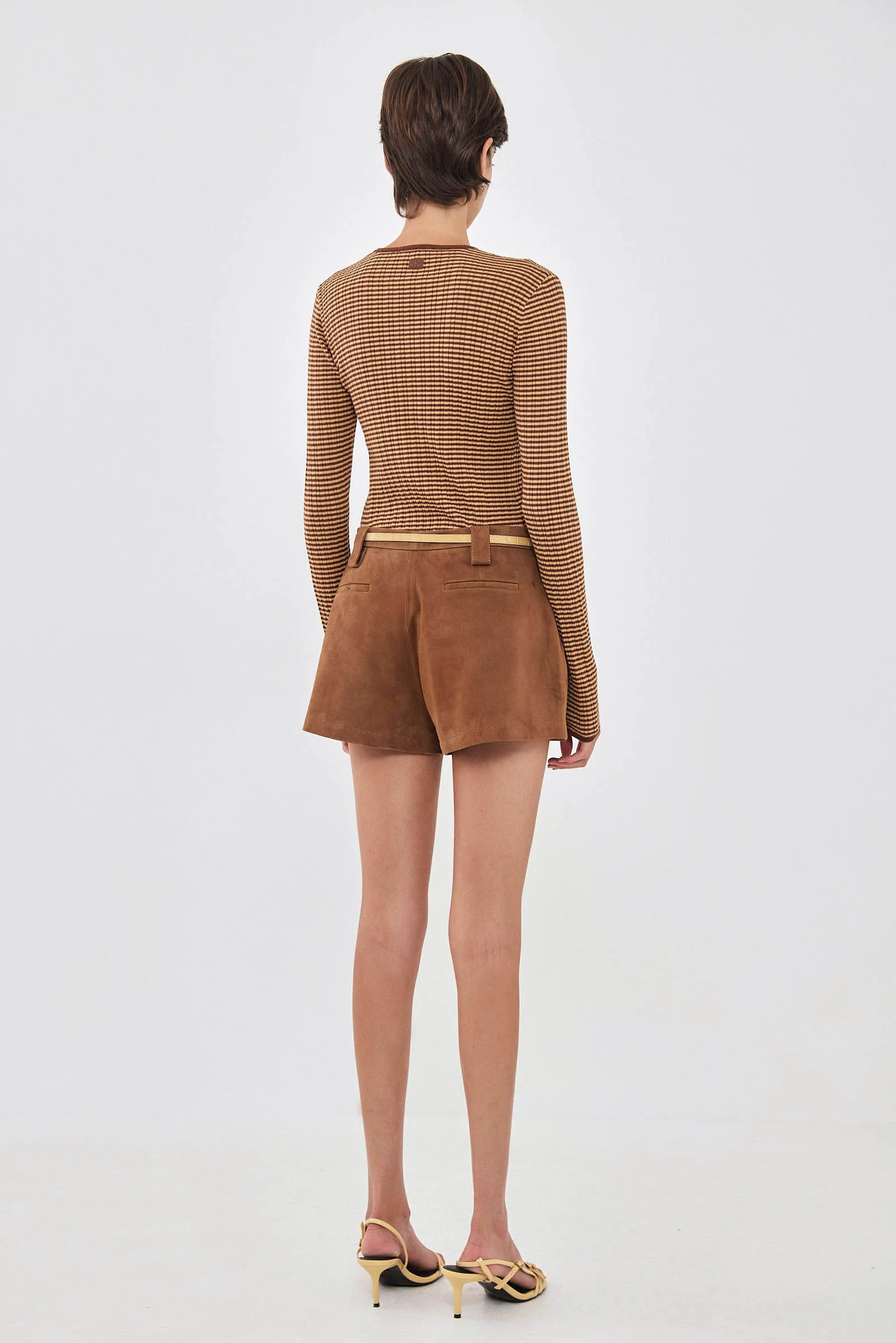 Long Sleeve Ribbed Striped Knit - Image 5