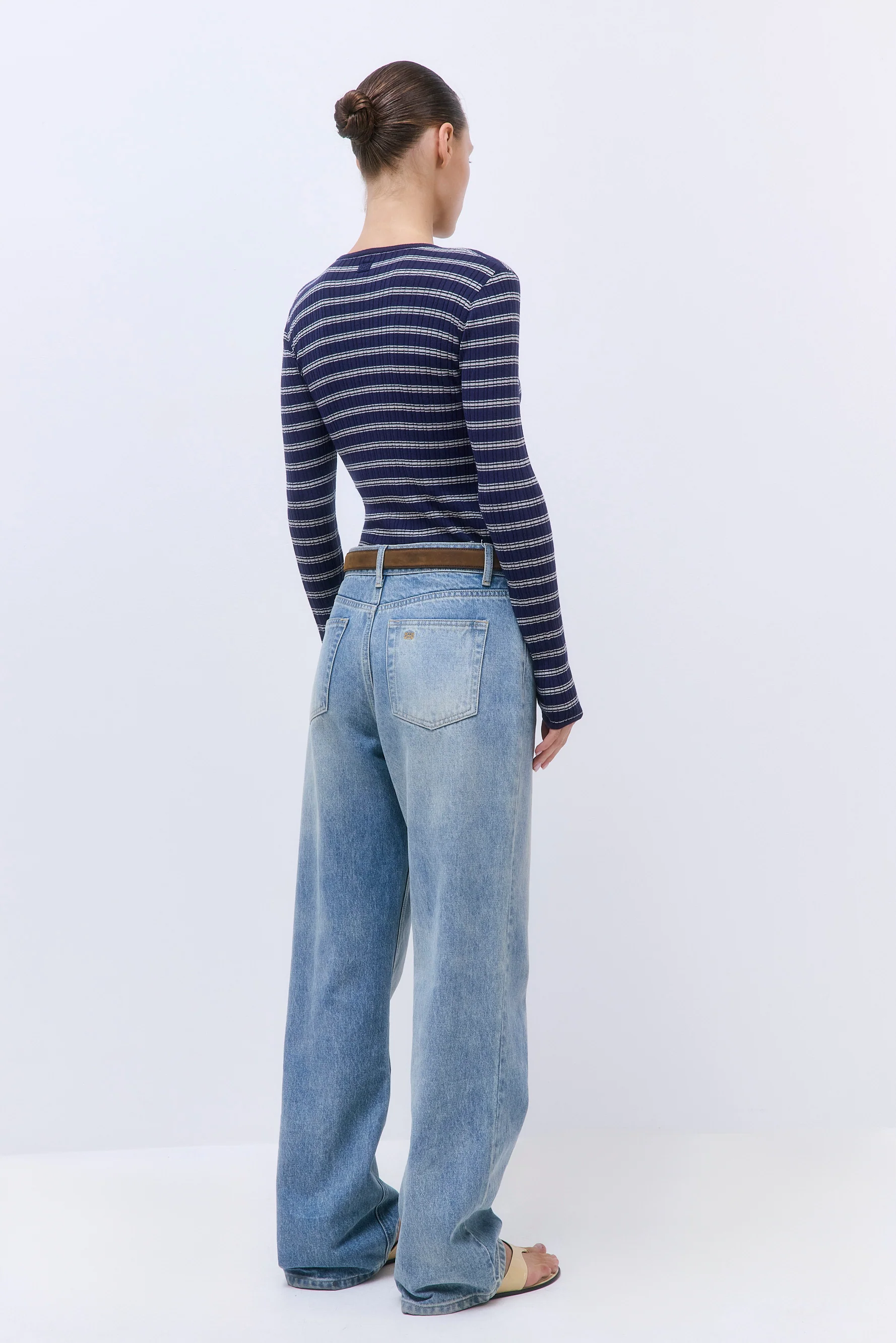Long Sleeved Ribbed Knit - Image 5