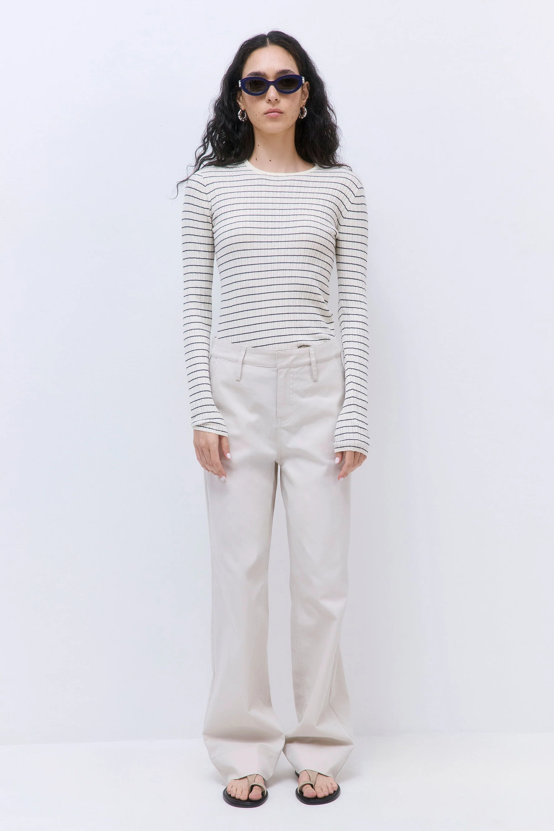 Long Sleeved Ribbed Knit - Image 2