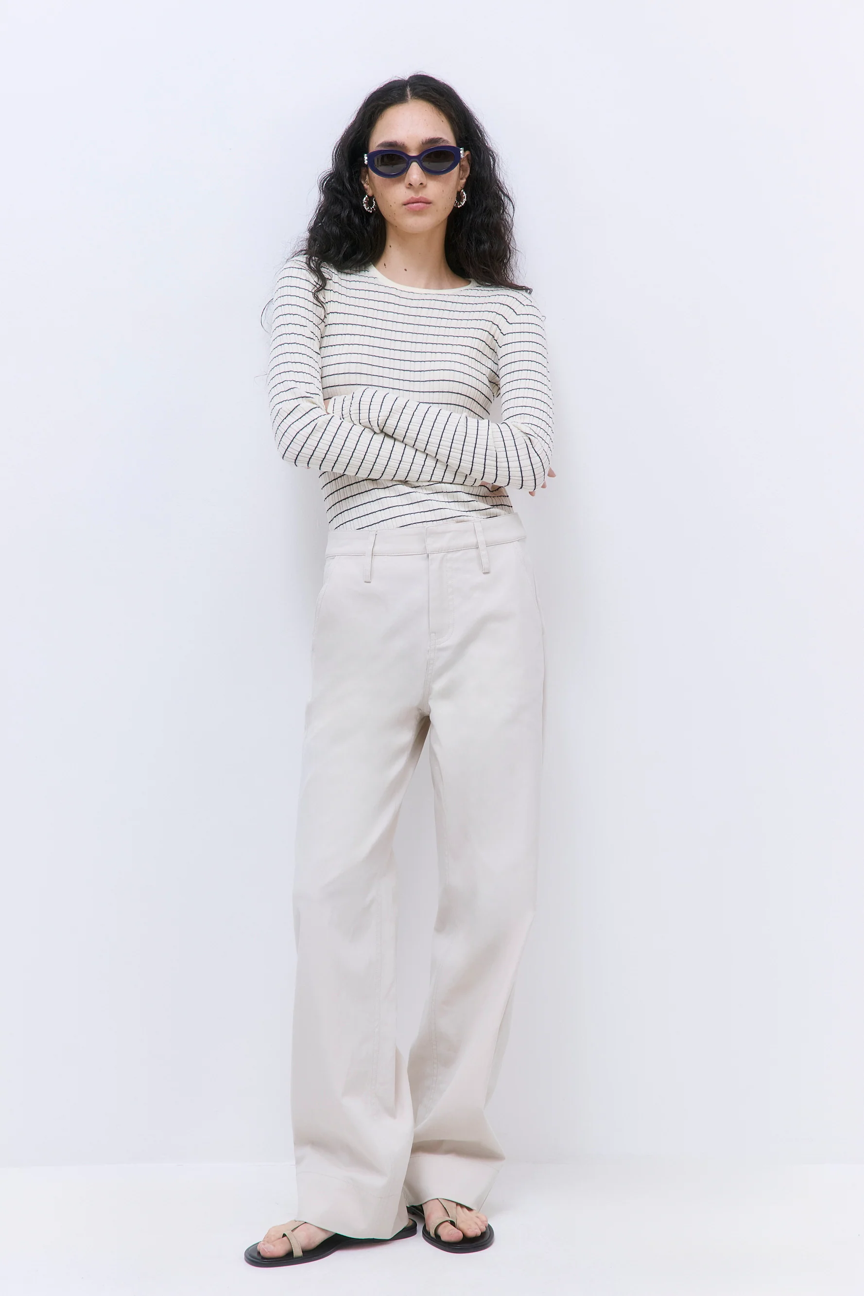 Long Sleeved Ribbed Knit - Image 3