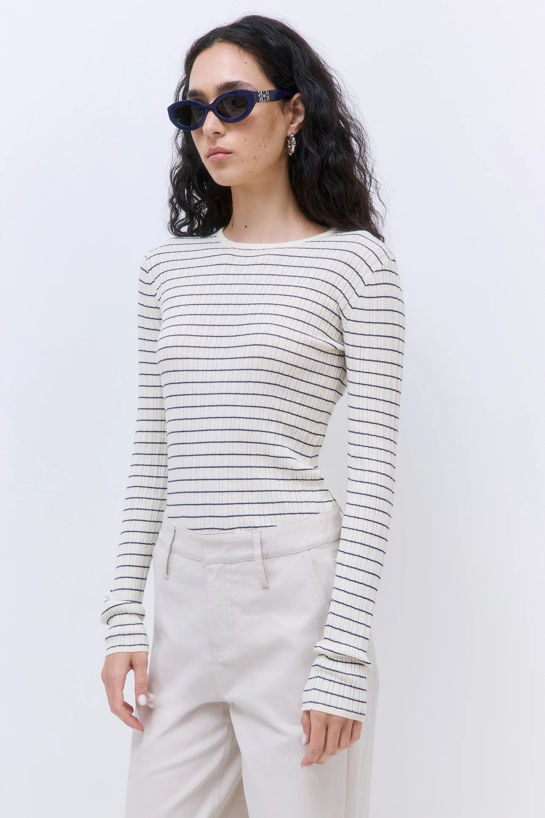 Long Sleeved Ribbed Knit - Image 4