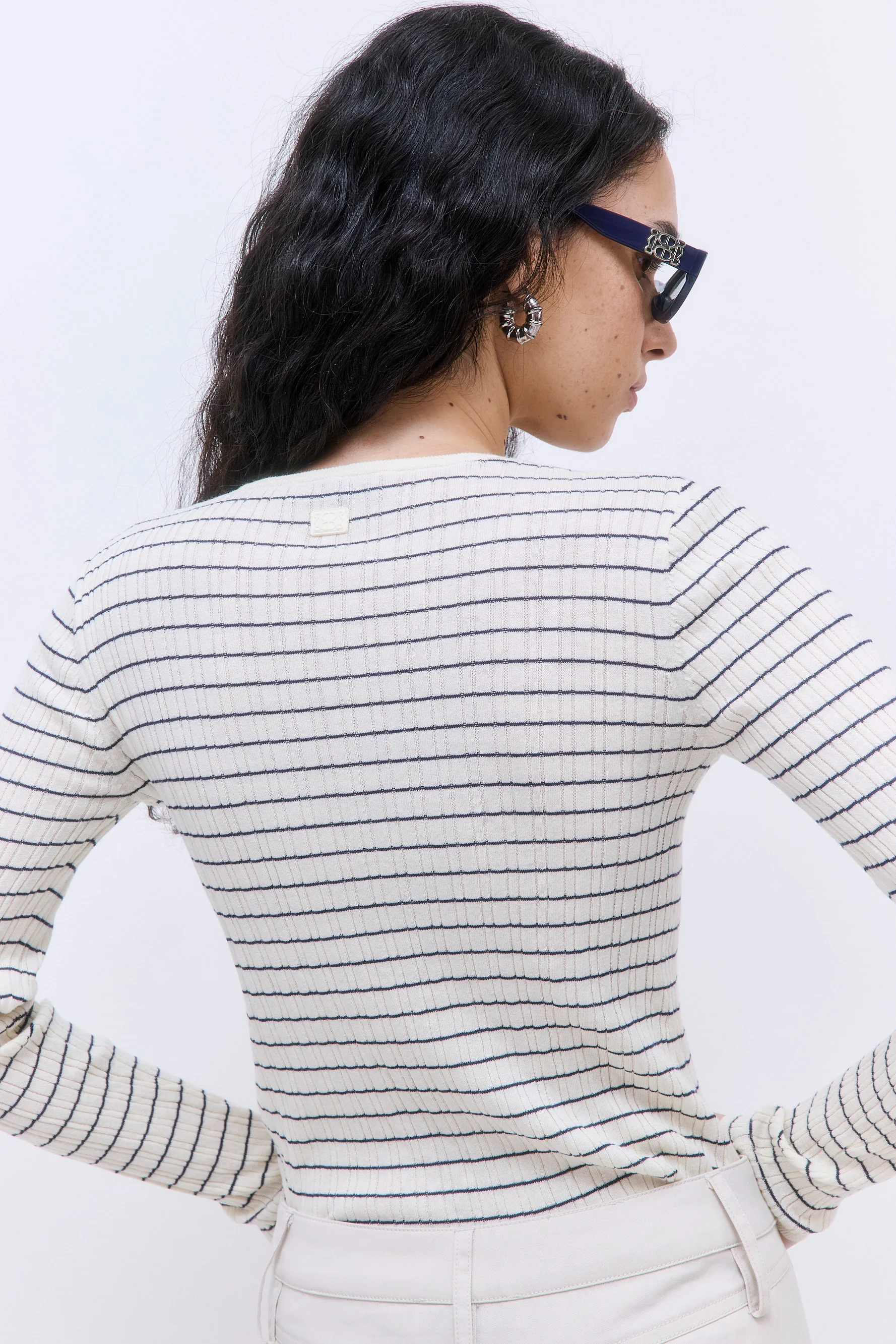 Long Sleeved Ribbed Knit - Image 6