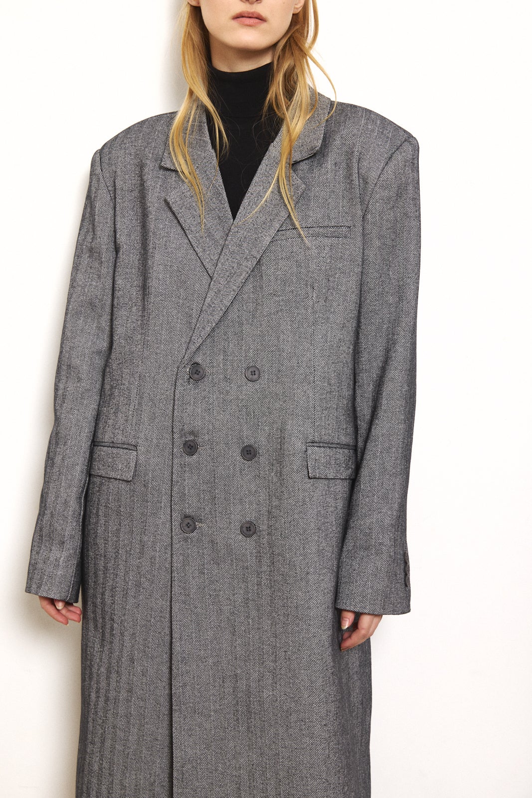 Longline Tailored Coat - Image 3