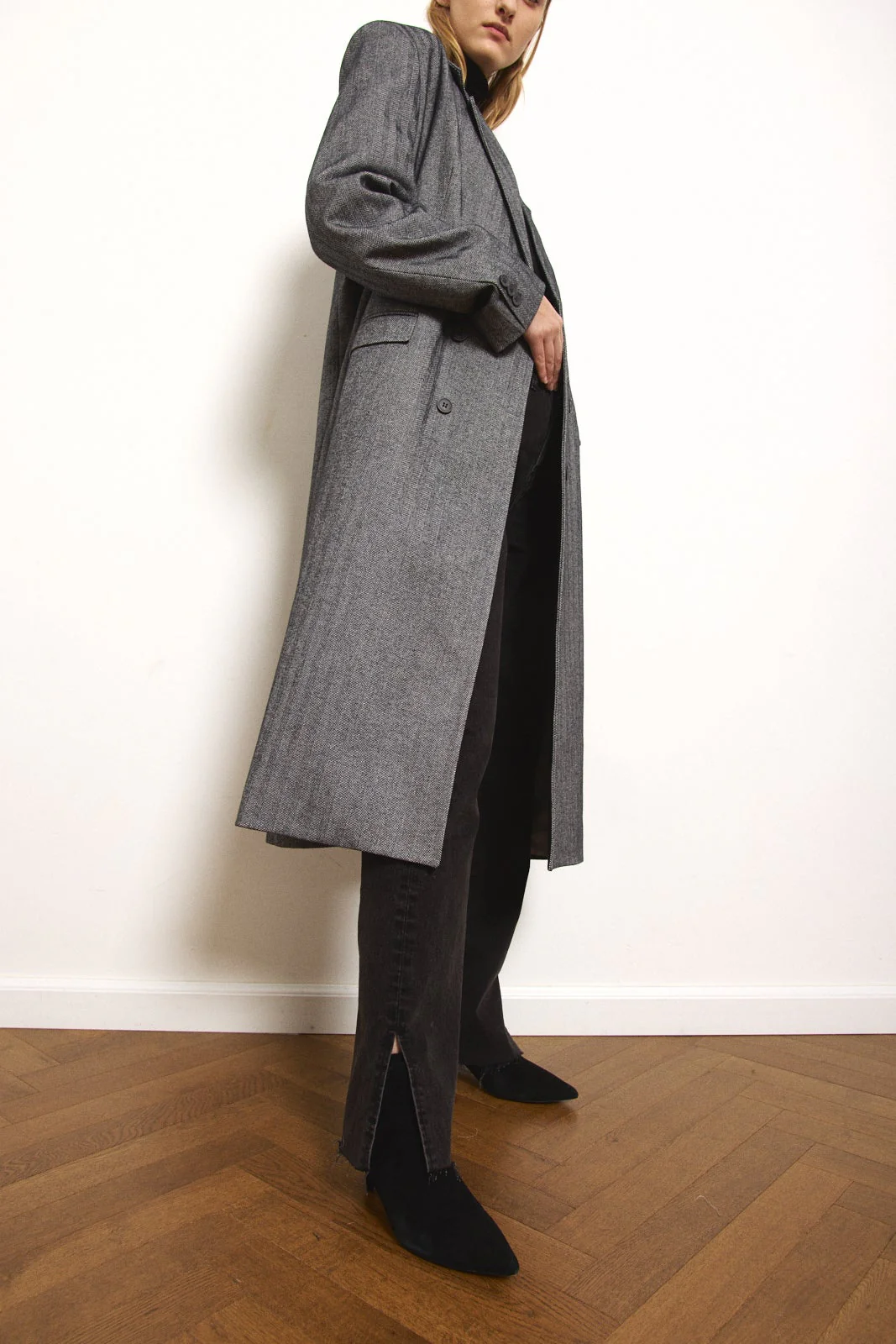 Longline Tailored Coat - Image 8