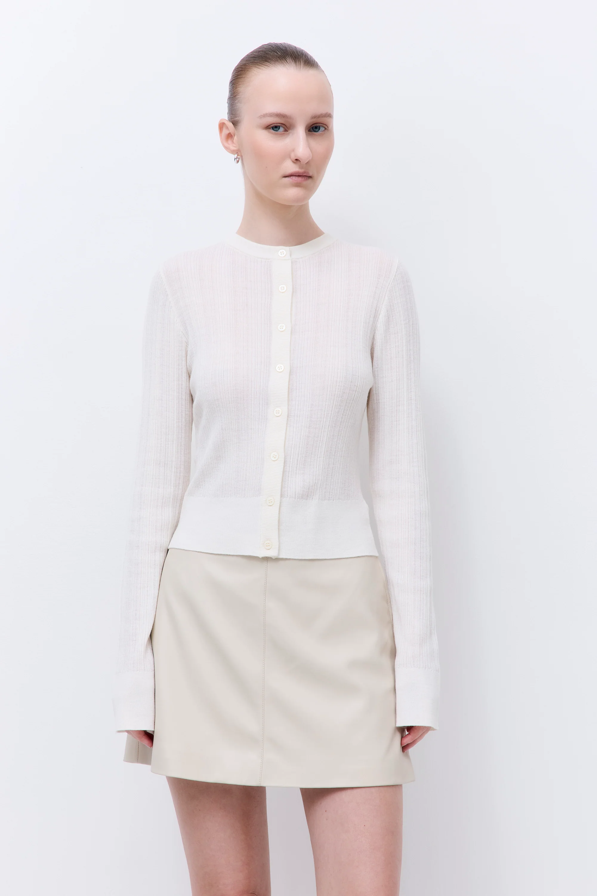 Merino Wool Loose Cardigan