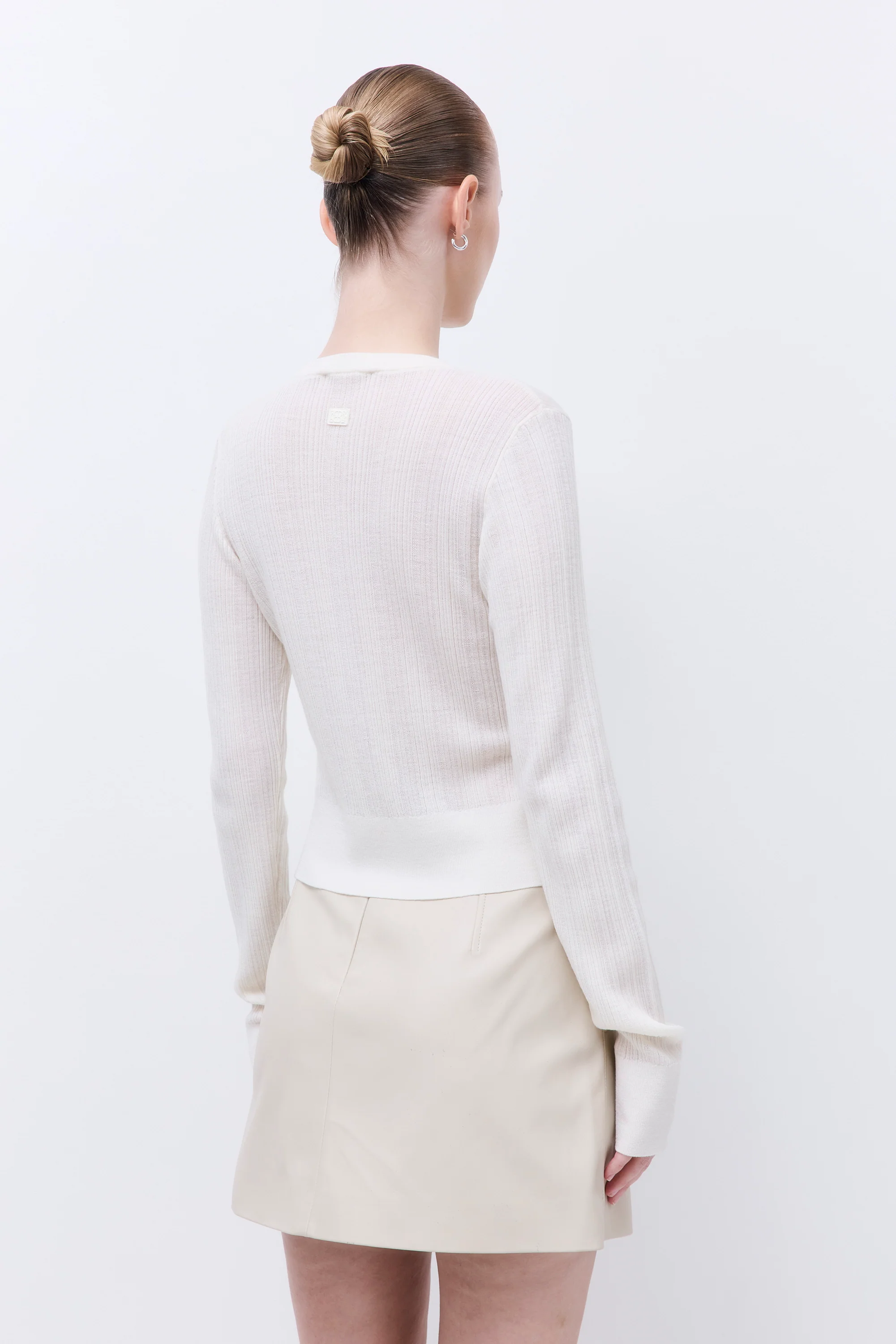 Merino Wool Loose Cardigan - Image 5