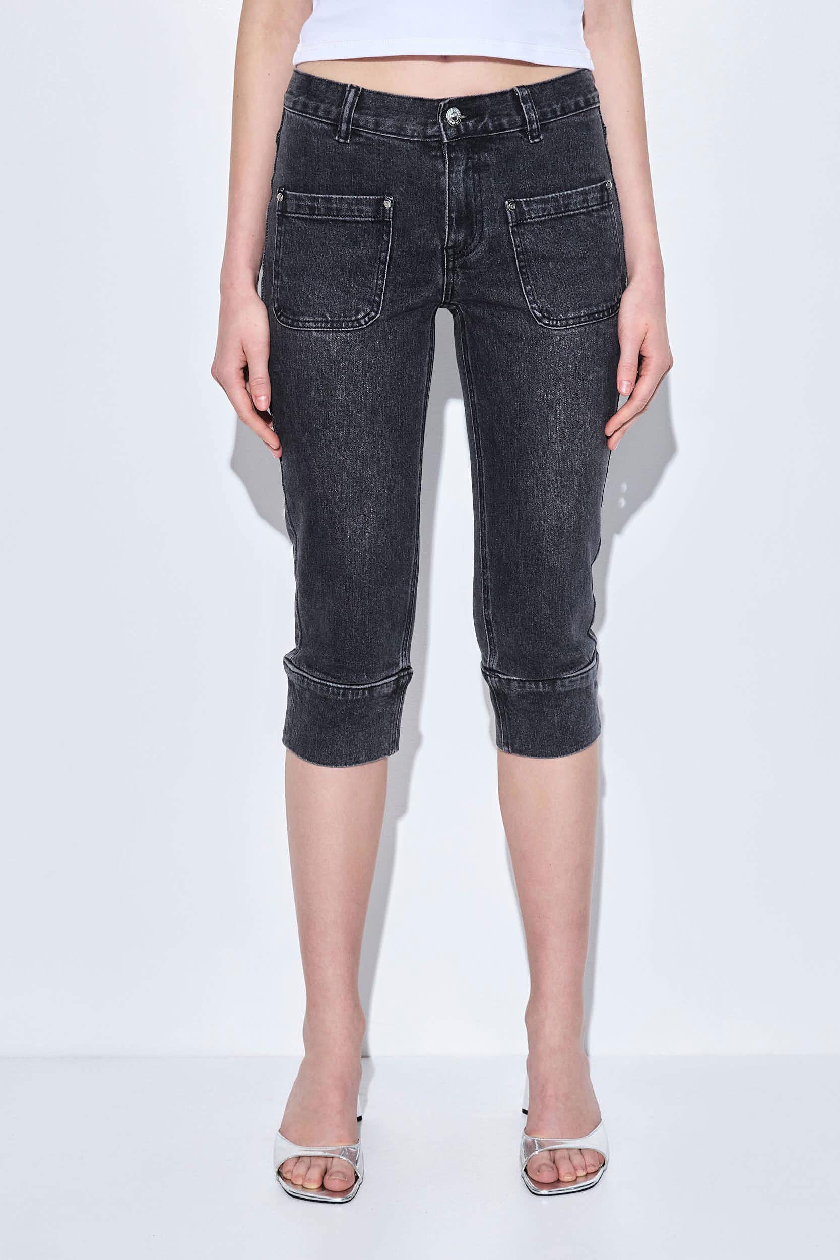 Mid Rise Capri Denim - Image 2