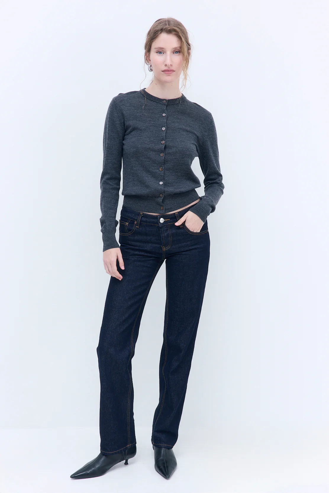 Merino Wool Cardigan - Image 2