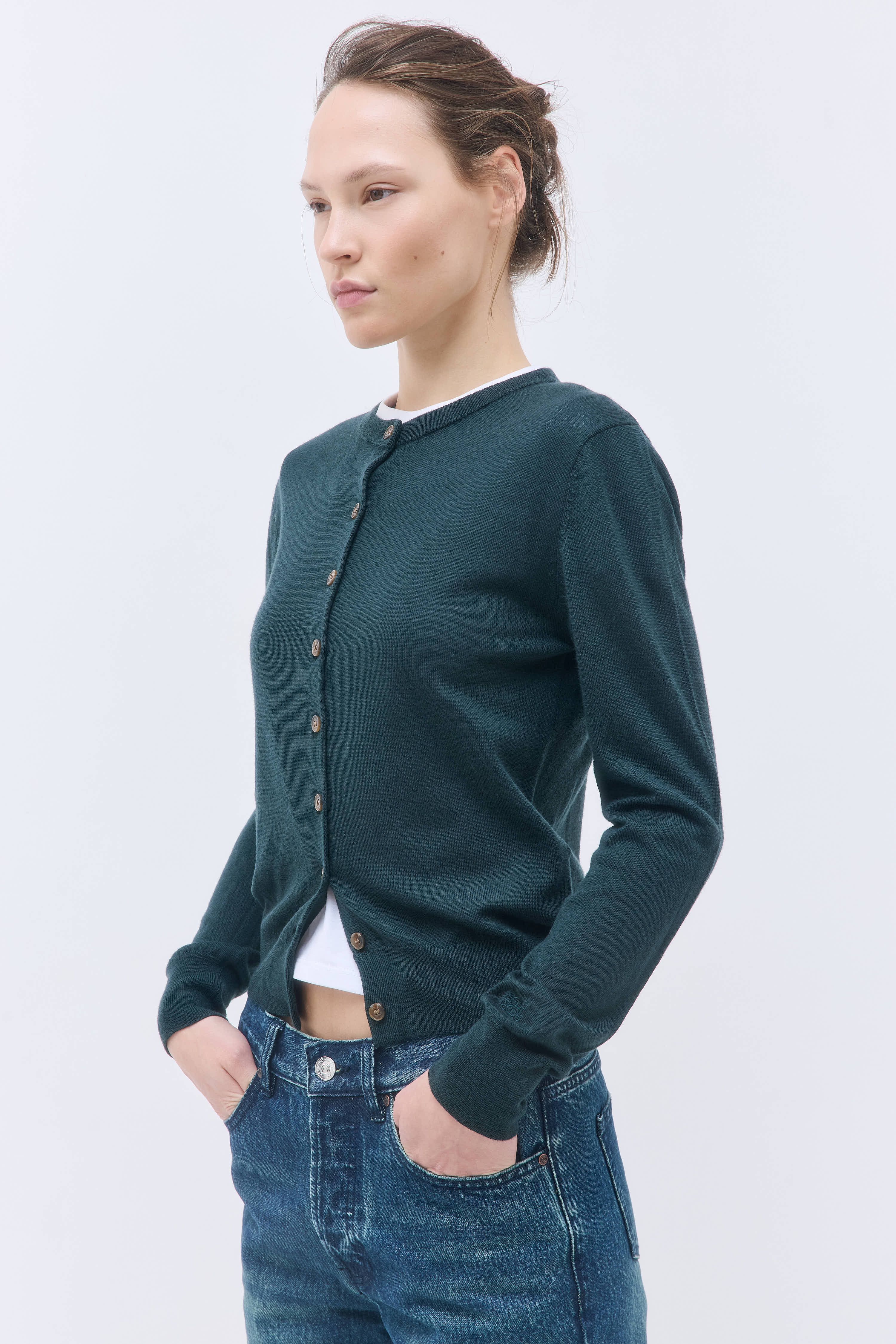 Merino Wool Cardigan - Image 4