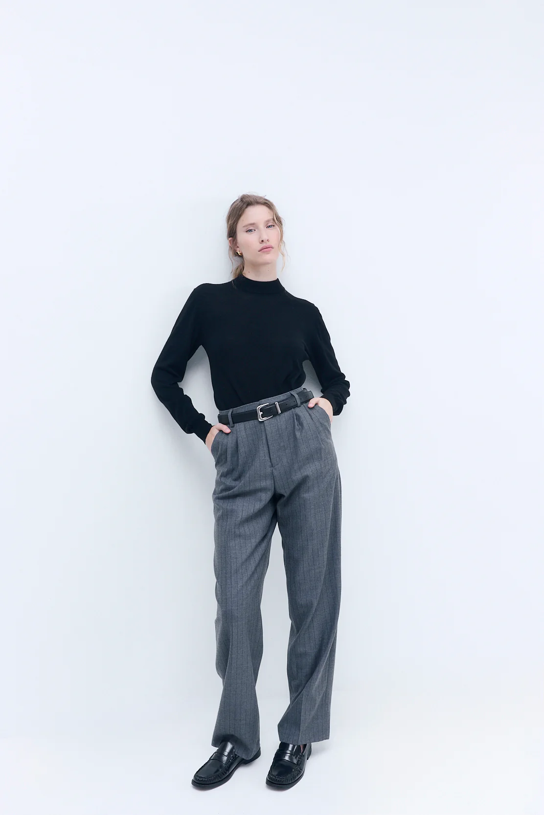 Merino Wool Crew Neck Sweater - Image 3