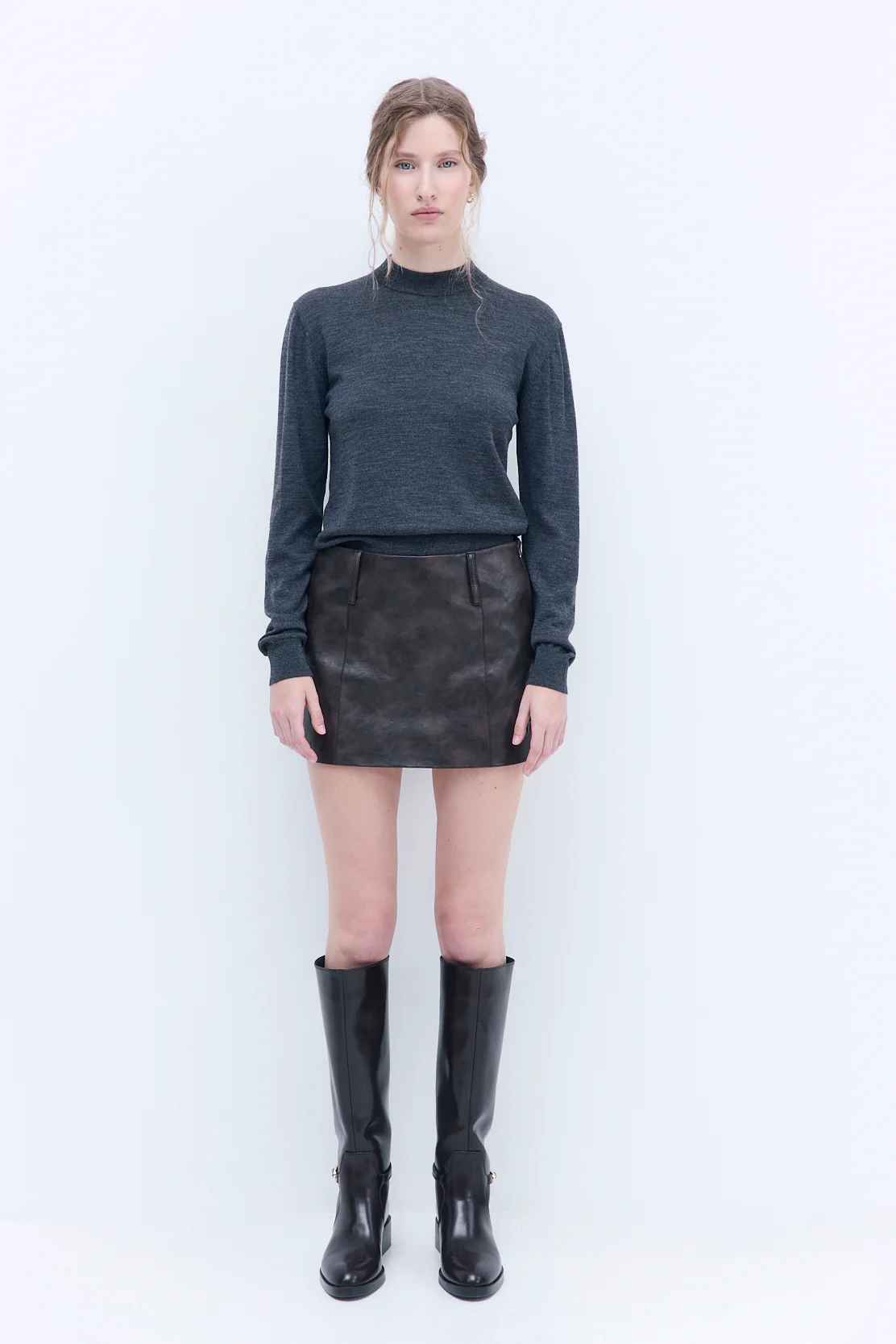 Merino Wool Crew Neck Sweater - Image 2