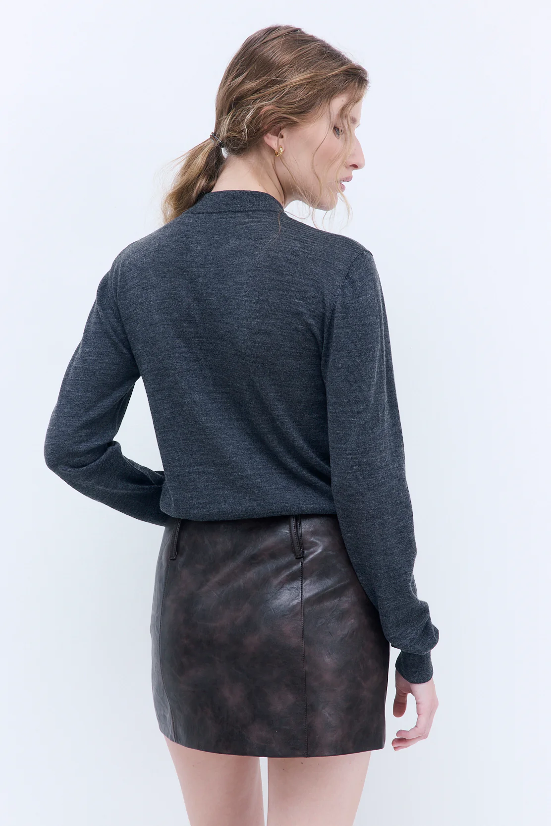 Merino Wool Crew Neck Sweater - Image 5