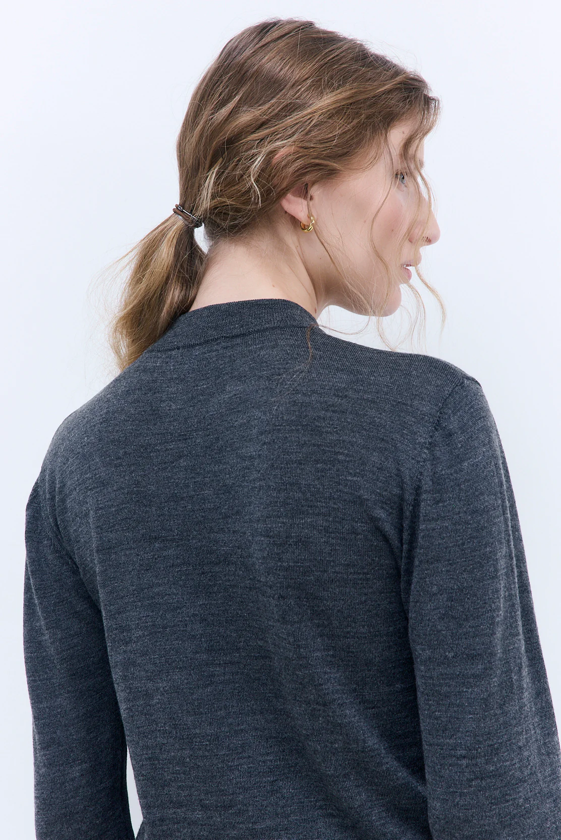 Merino Wool Crew Neck Sweater - Image 6