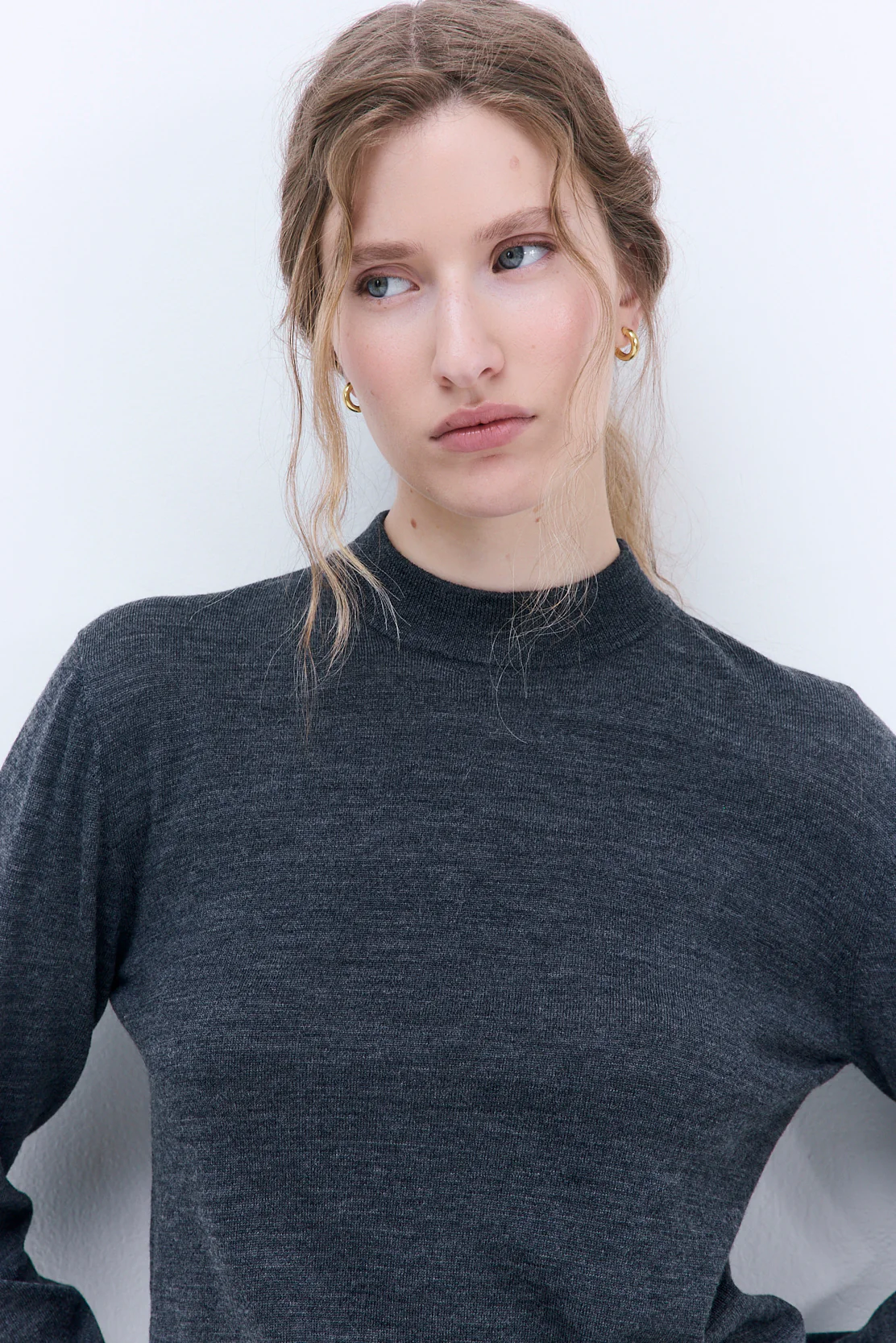 Merino Wool Crew Neck Sweater - Image 7