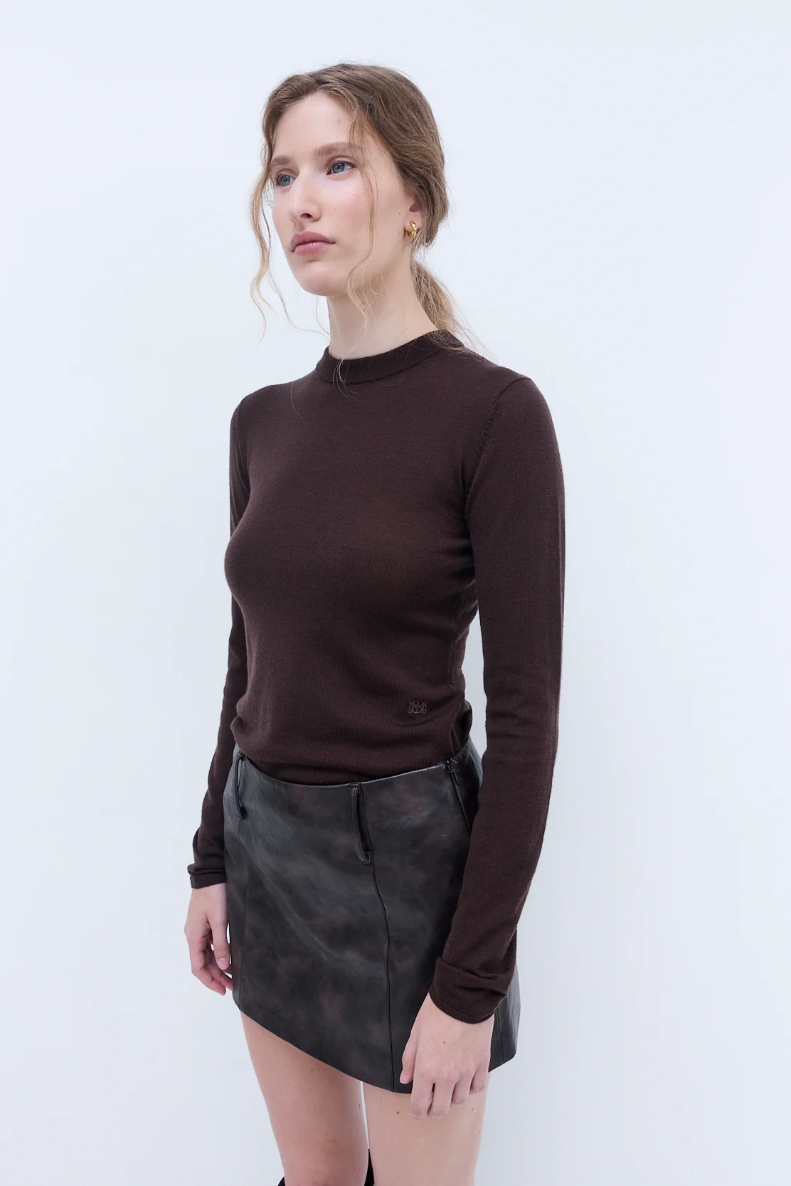 Merino Wool Crewneck Top - Image 4