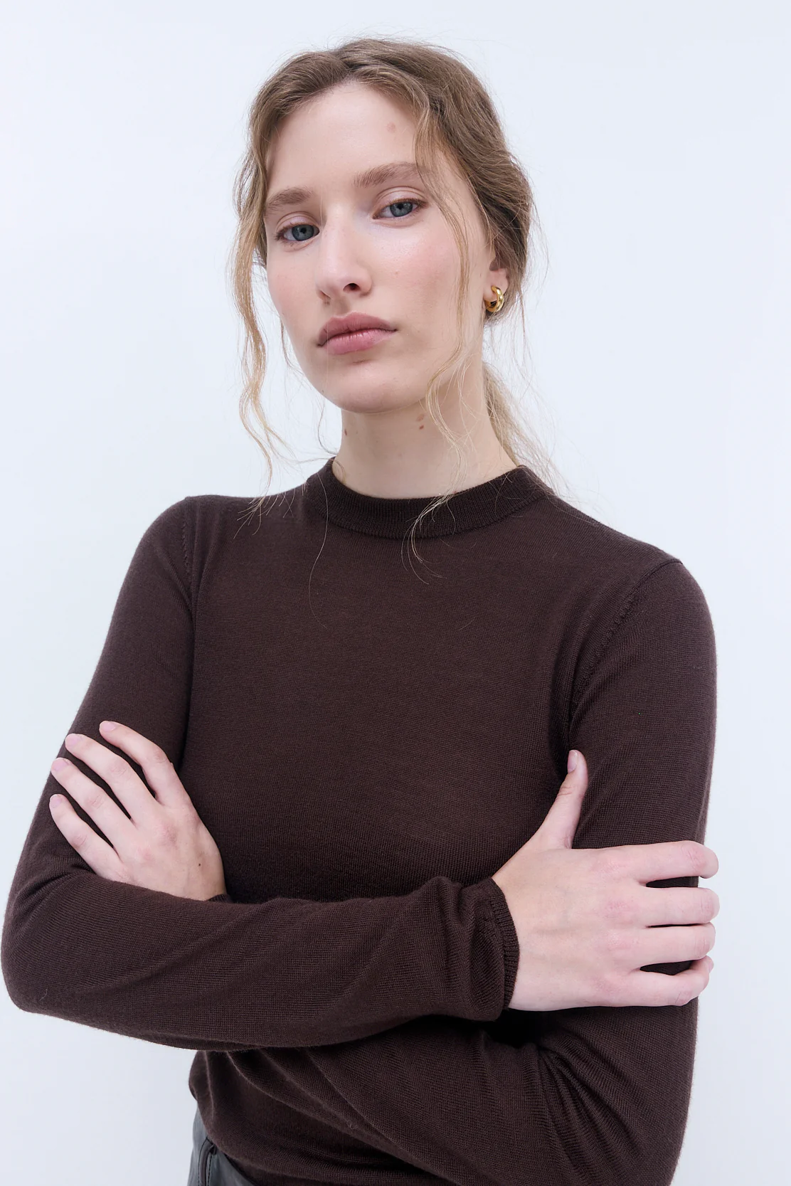 Merino Wool Crewneck Top - Image 6