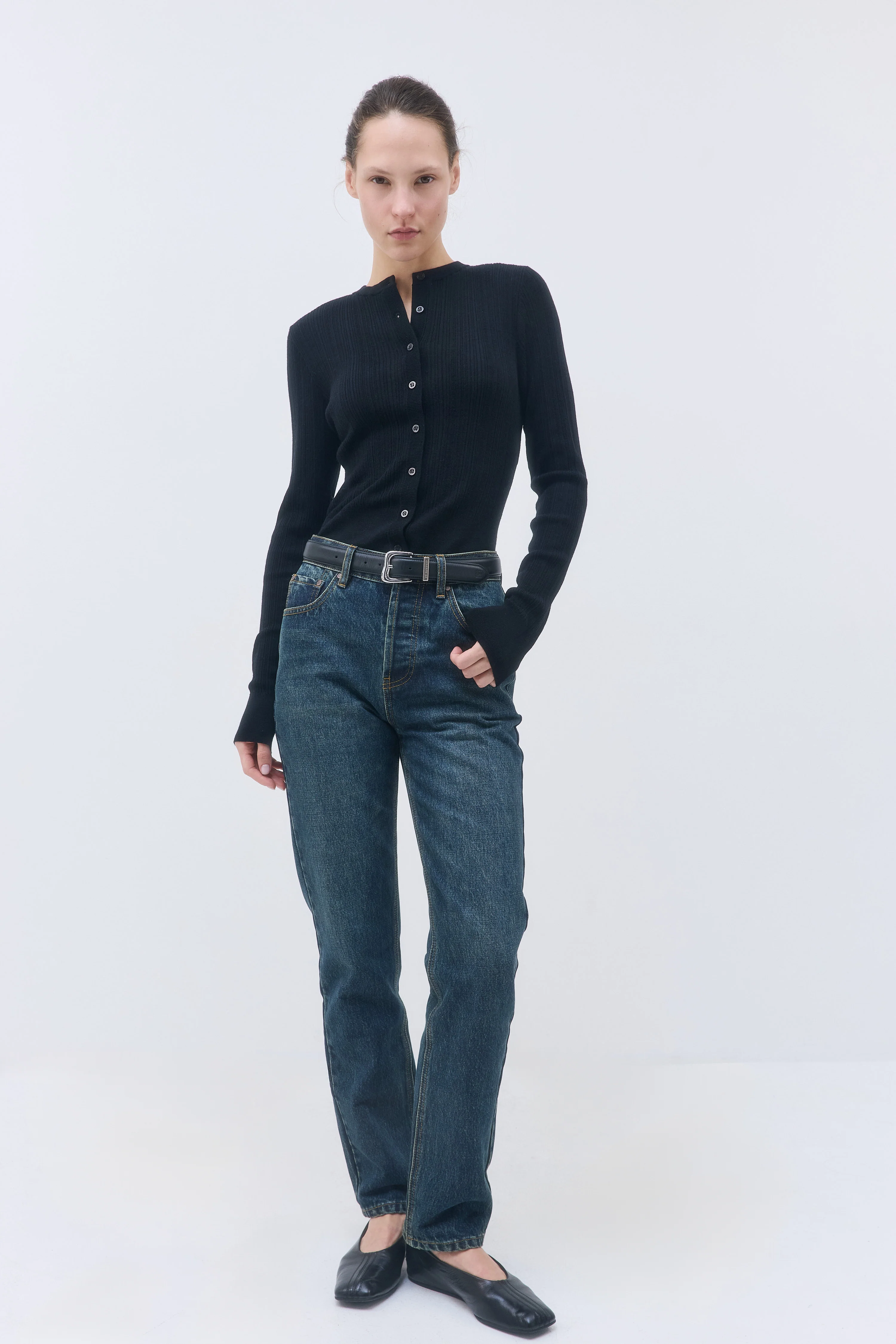 Merino Wool Loose Cardigan - Image 2